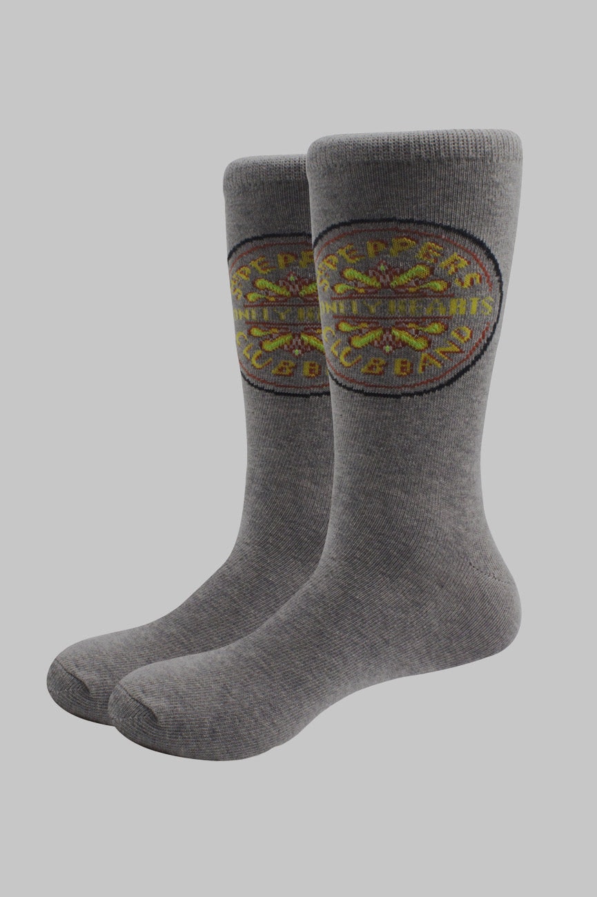 Paradiso Clothing Women's Grey The Beatles Sgt Pepper Socks