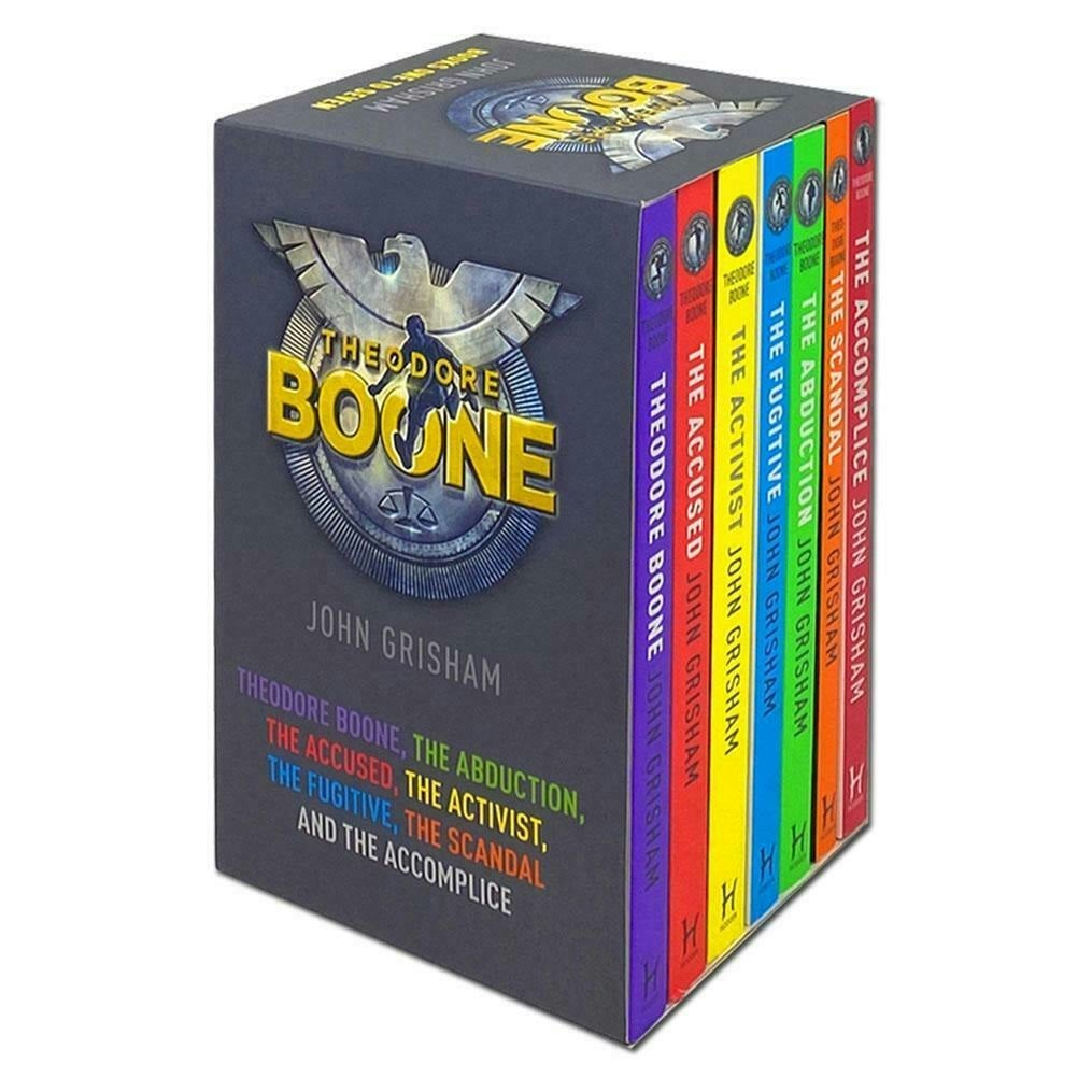 Hodder John Grisham Theodore Boone Series Collection Books Box Set Size 7