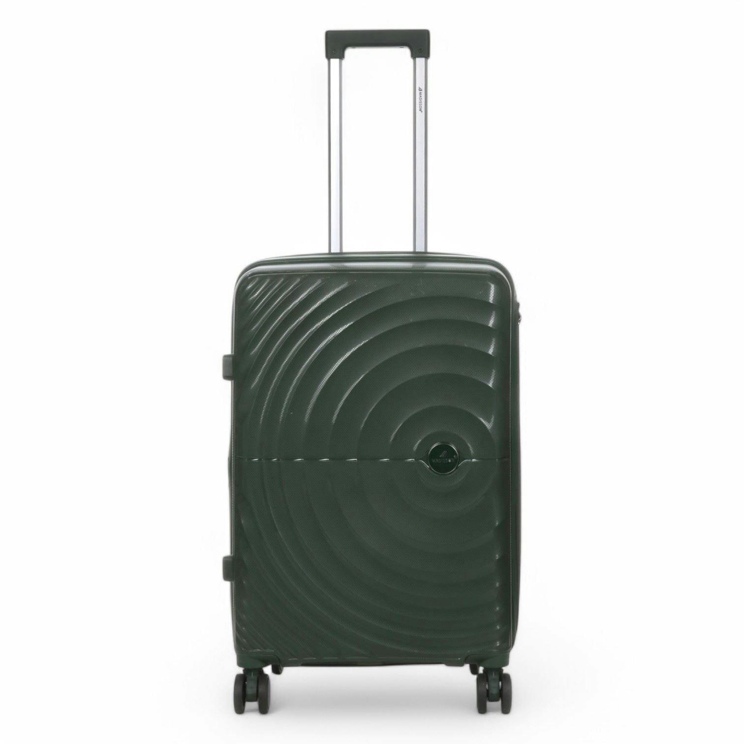 Snowball Green Expandable Hard Shell 8 Wheels Luggage Travel Cabin Suitcase Set - Medium