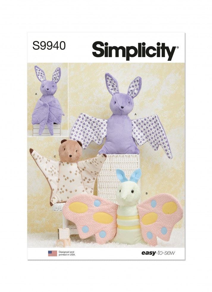 Simplicity Sewing Pattern 9940, Toys Os (One Size) - Easy - Os (One Size)