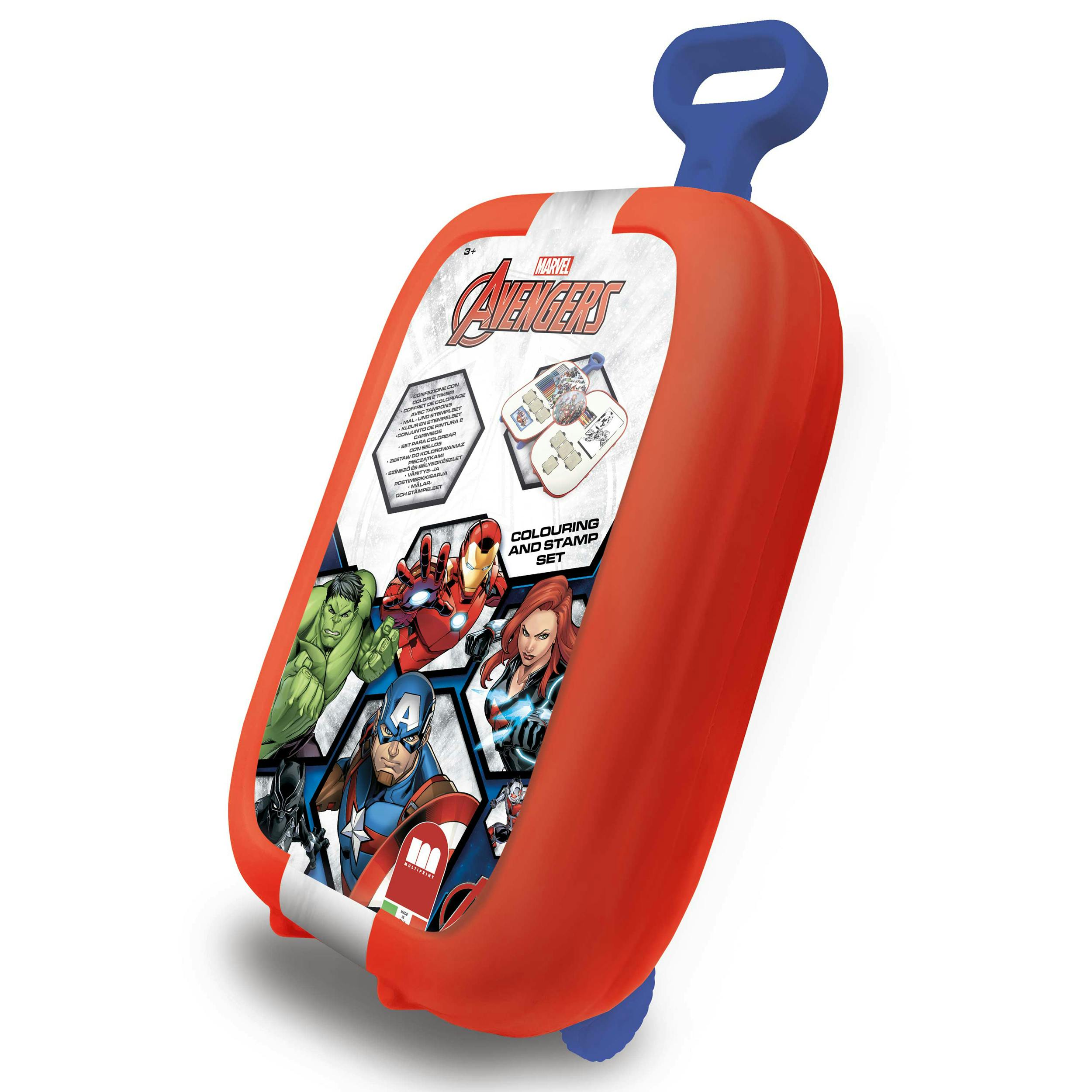 Multiprint Red Avengers Trolley By – Kids Travel & Activity Case - 1