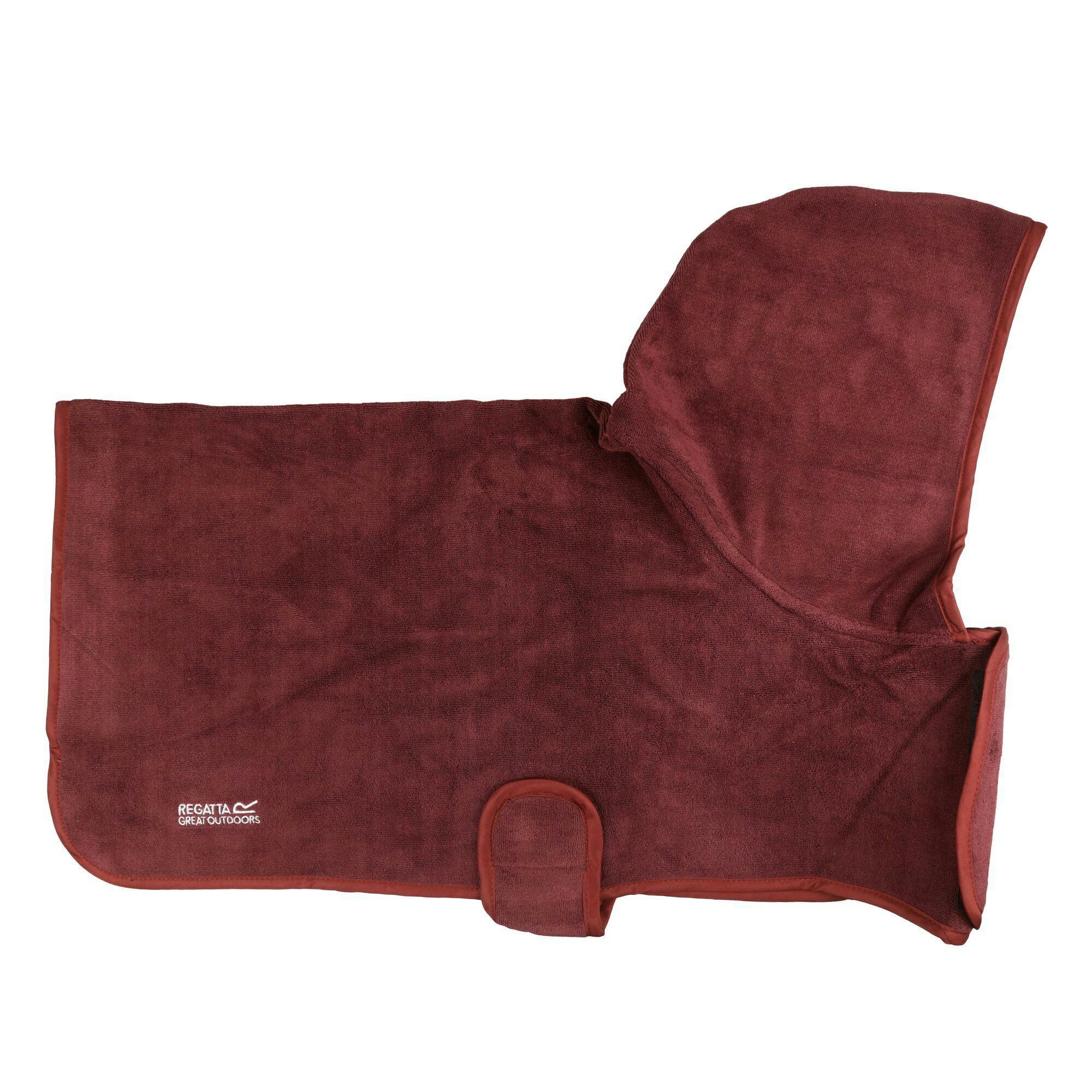 Regatta Red Dog Drying Coat - Claret - S - Claret - 100% Polyester