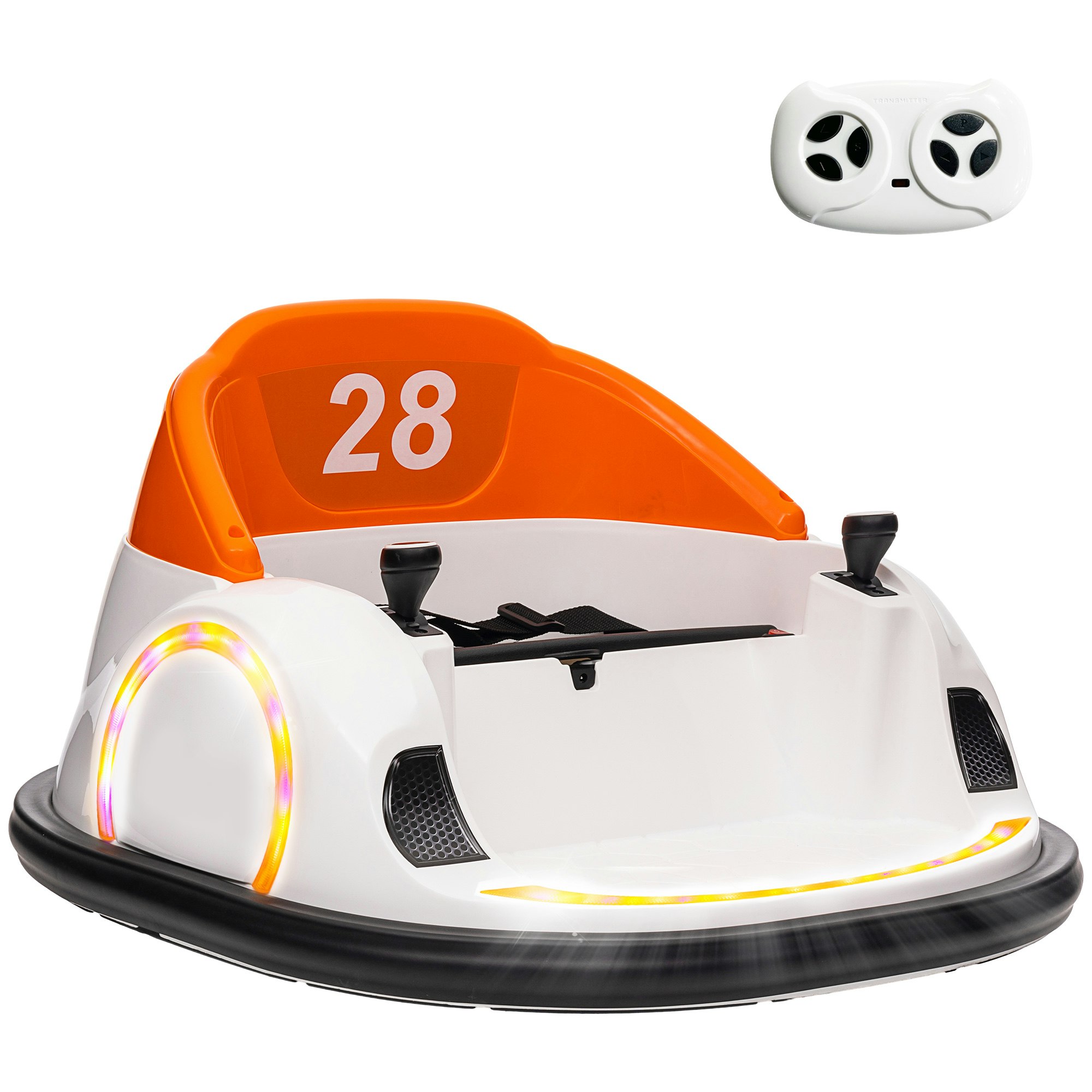 AIYAPLAY 360 Degrees Rotation 12V Kids Bumper Car with Remote Control - Image 4
