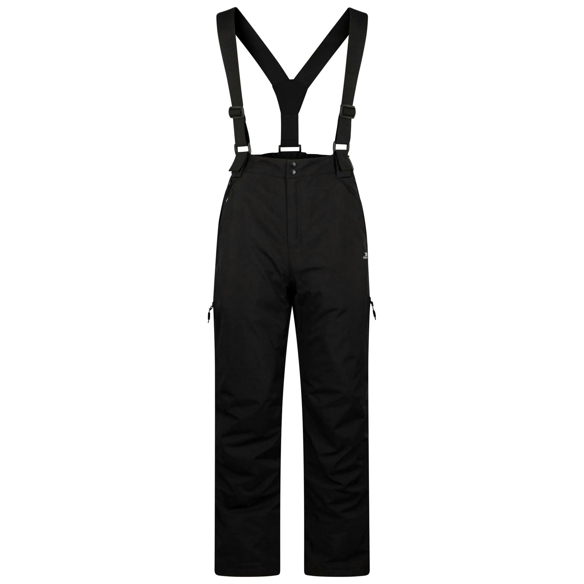 Trespass Men's Black Shaun Ski Trousers - S - 100% Polyester
