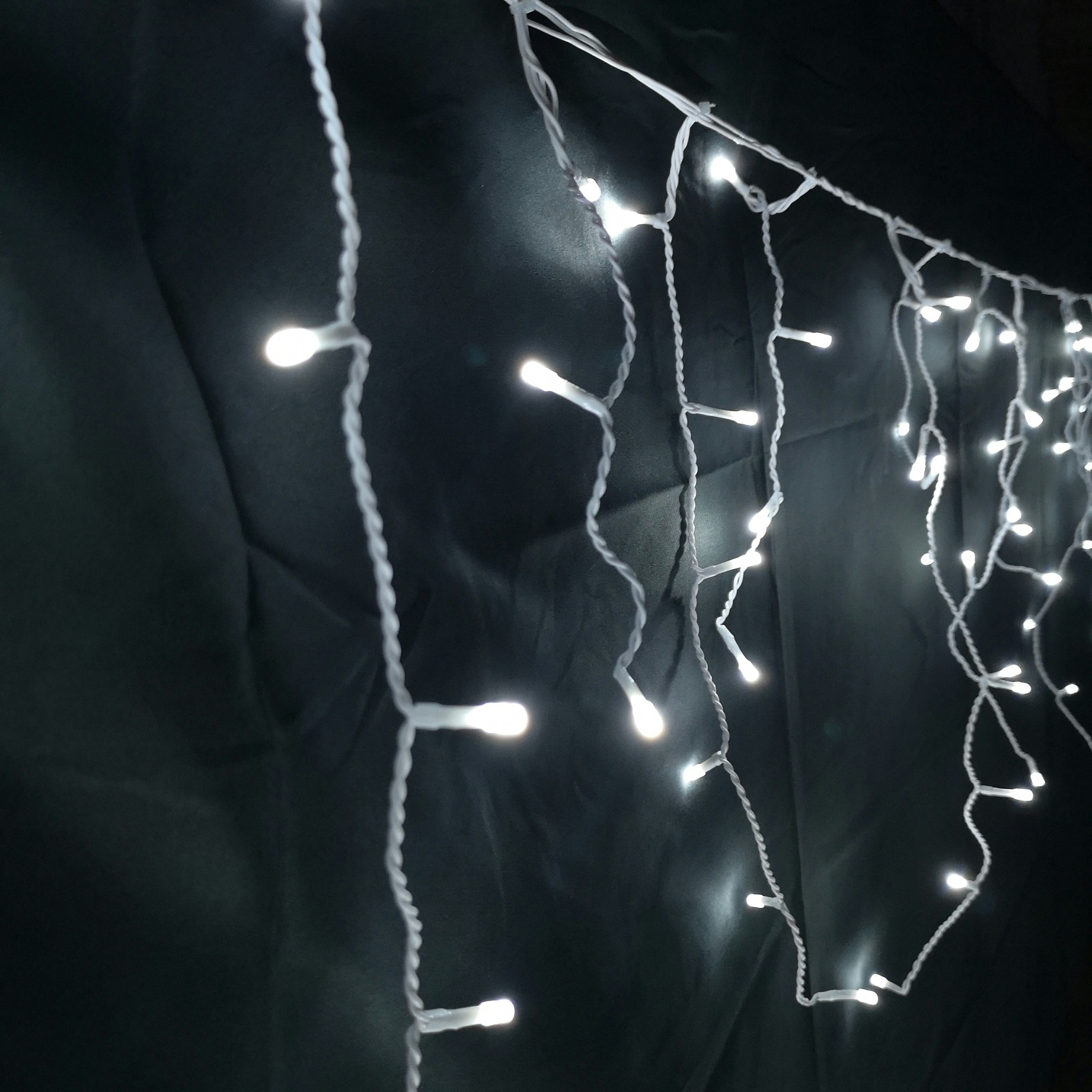 Samuel Alexander White 460 Led 11.5M Premier Christmas Outdoor 8 Function Icicle Lights Cool