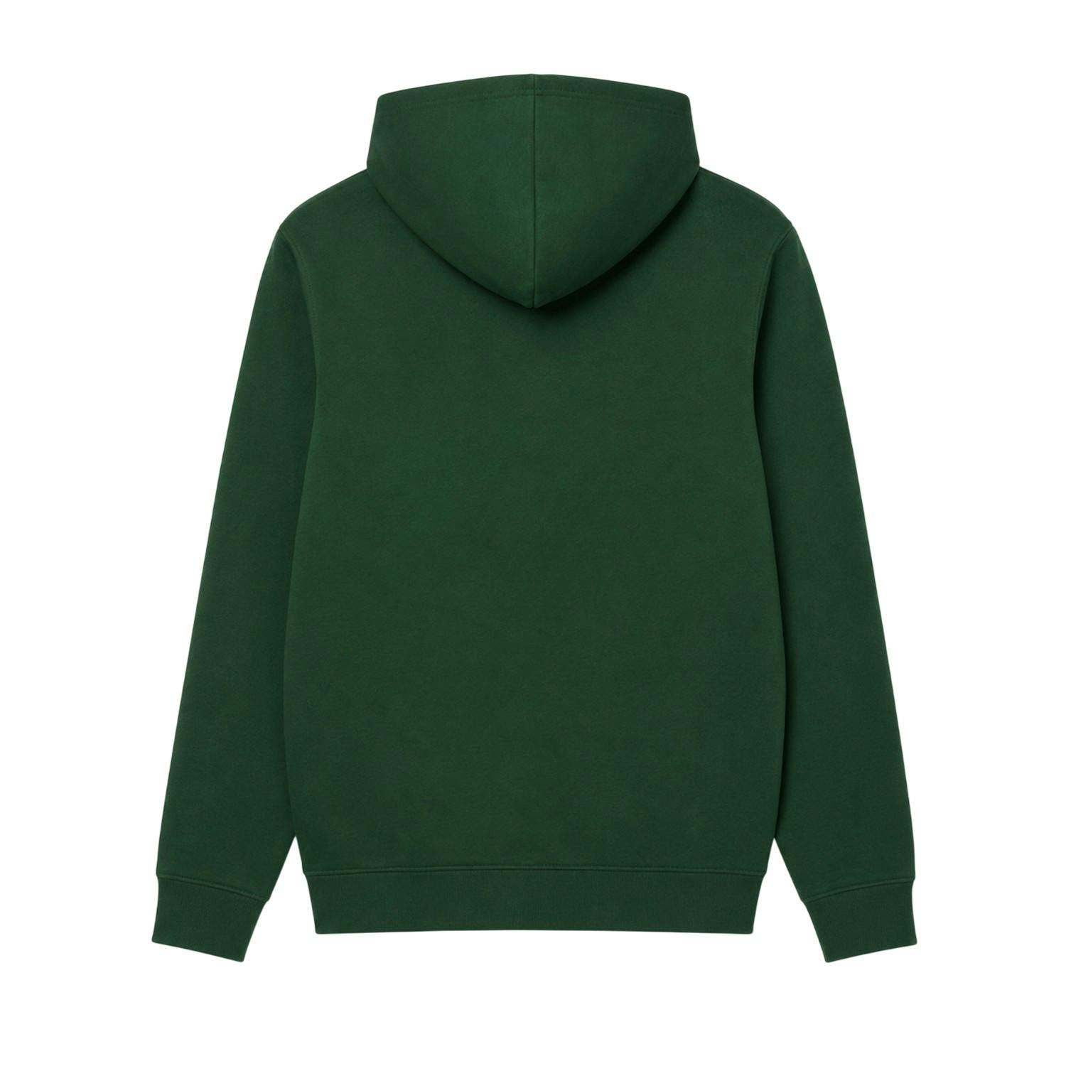 Lacoste Men's Green Roland Garros Edition Graphic Print Hoodie - Xxs - 52% Cotton/42% Polyester/6% Elastane