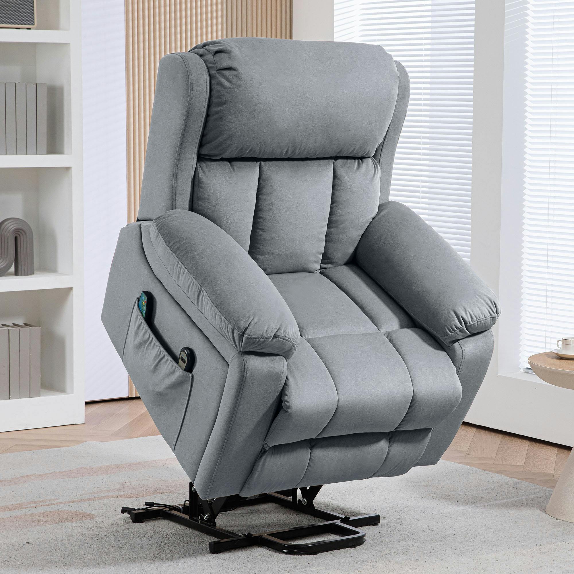 Rackhams Lift Chair Riser And Recliner Chair With Vibration Massage Heat