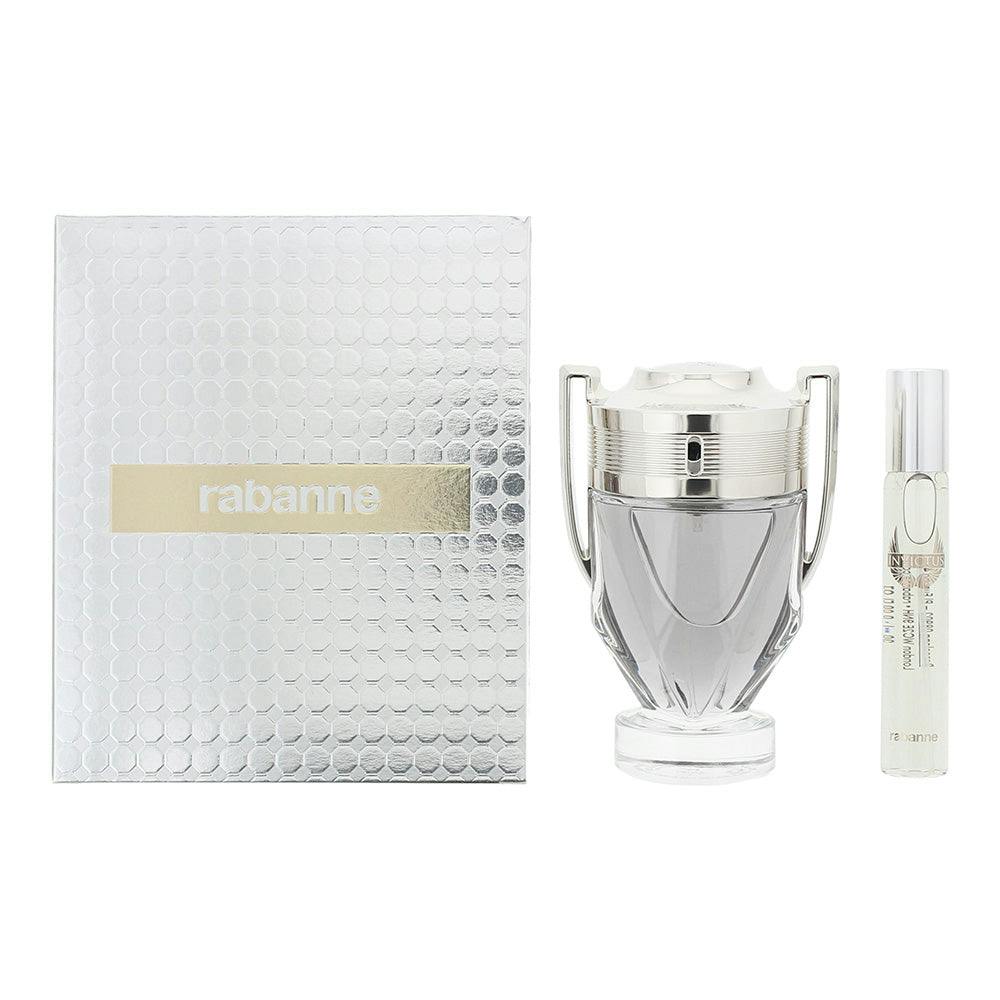 Paco Rabanne Green Invictus 2 Piece Gift Set: Eau De Toilette 100Ml - Eau De Toilette 20Ml