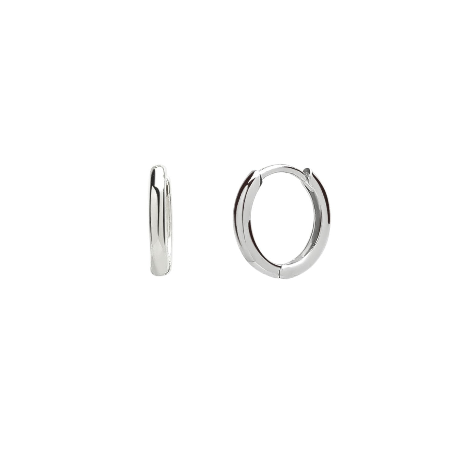 Spero London Silver Sterling Hoop Earrings