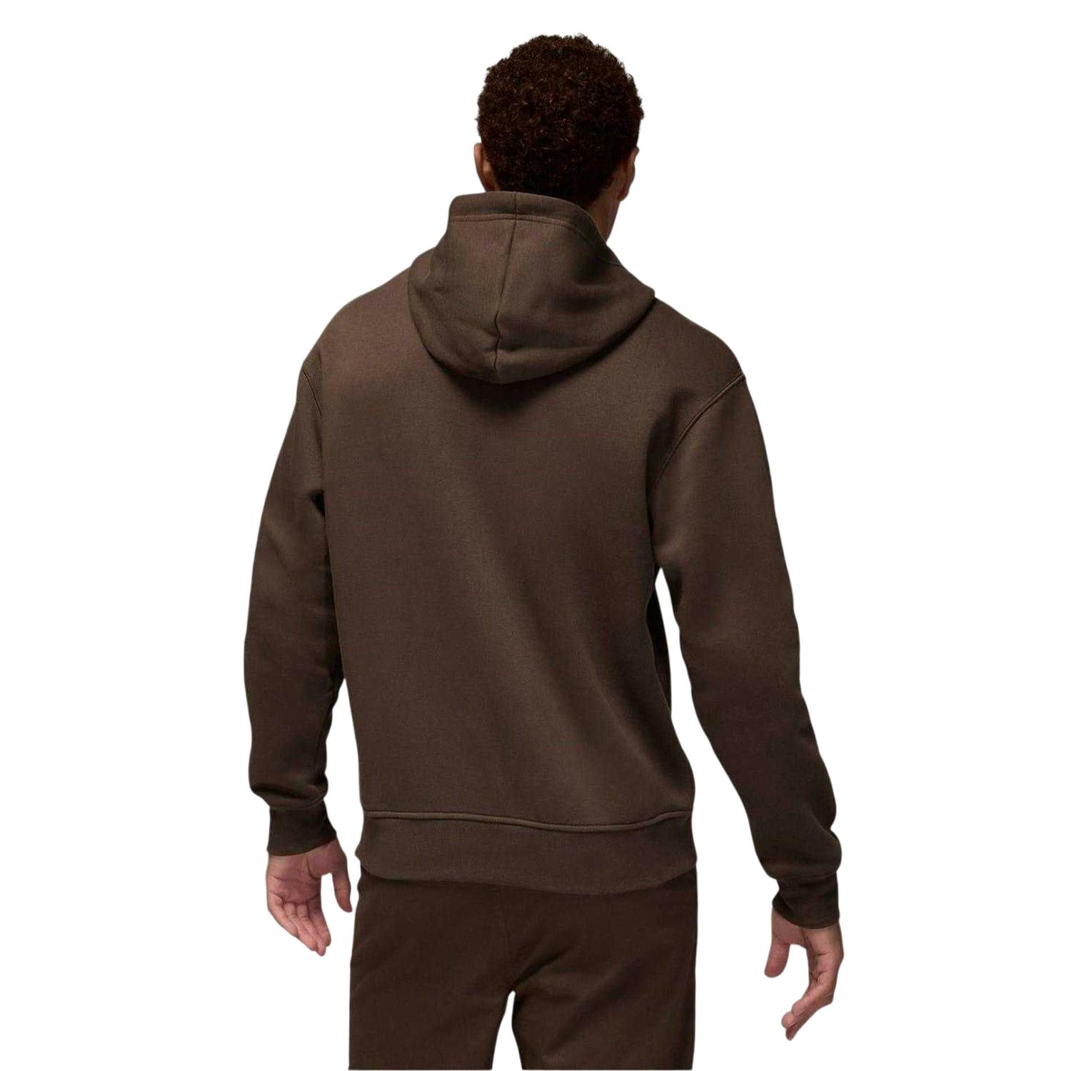 Nike Men's Brown Air Jordan Essential Fleece Pullover Hoodie - /Sail - M - /Sail - 100% Mixed
