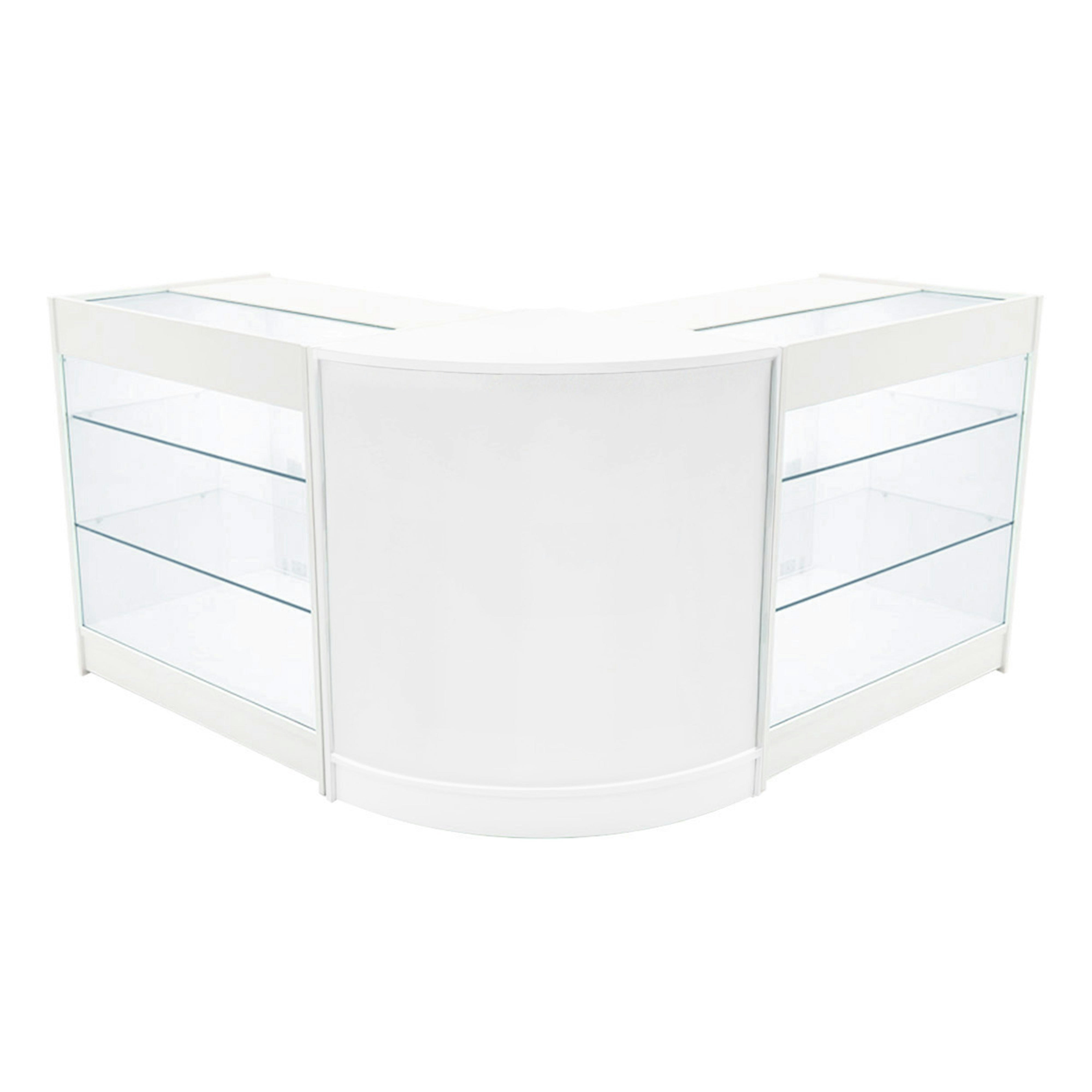 Rackhams White Helios Led Shop Counter Set Cm60 & 2 X K900