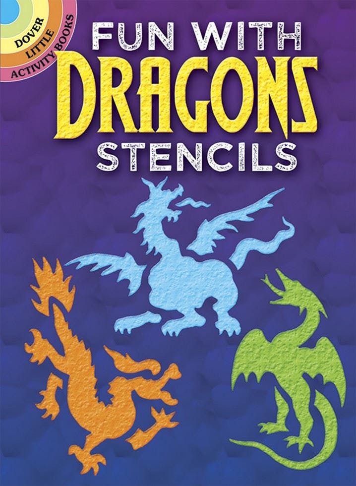Search Press Fun With Stencils: Dragons - Paul E. Kennedy - Little Activity Books - Image 2