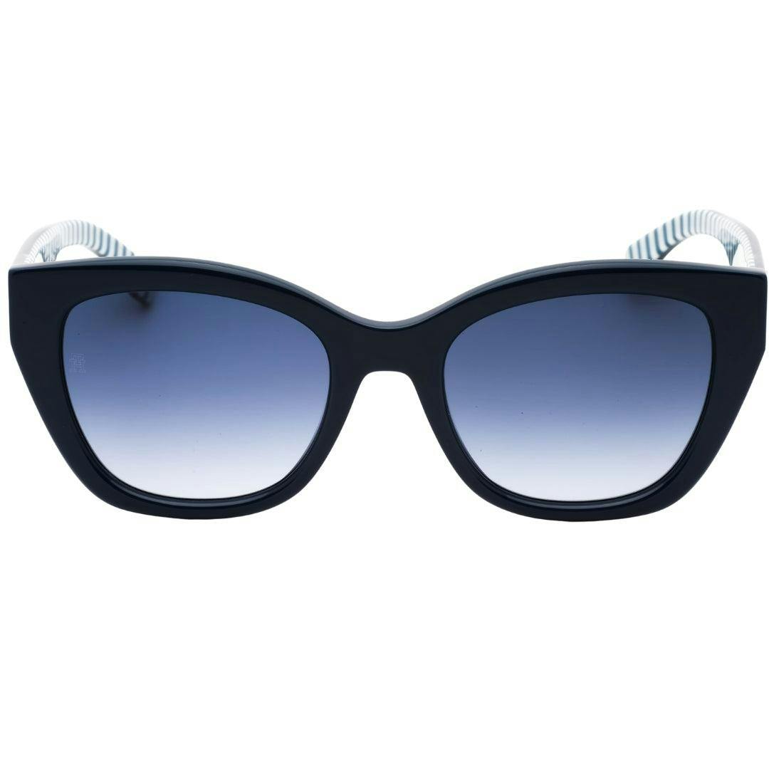 Tommy Hilfiger Women's Dark/Blue Stripe Sunglasses - One Size - 100% Mixed