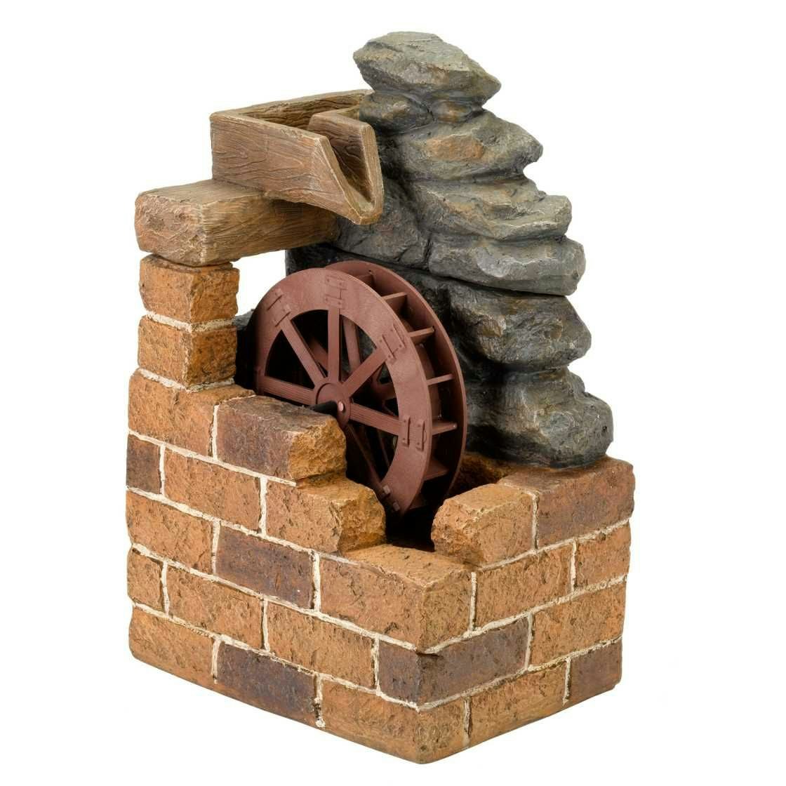 Tranquillity Water Features Heywood Mill Traditional Solar Water Feature - Solar Small