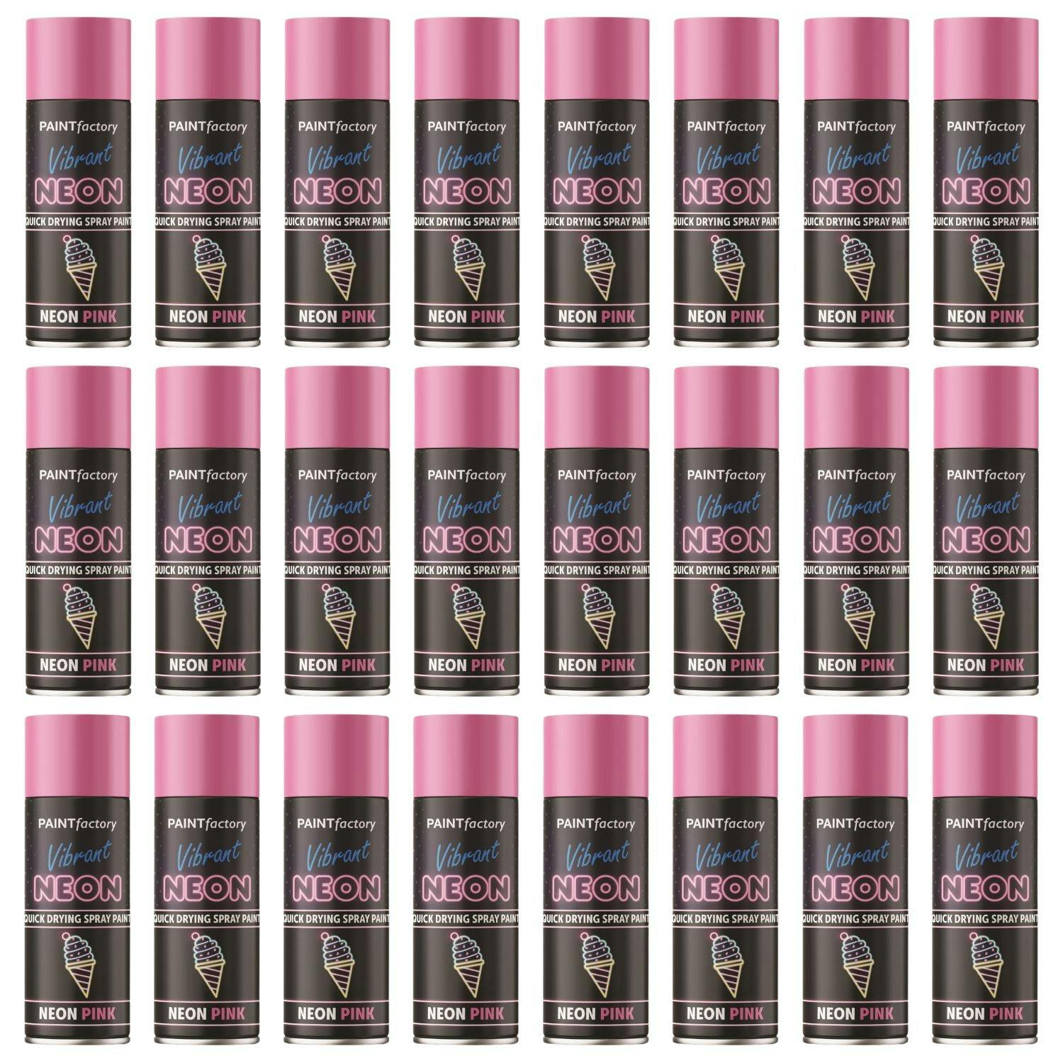 Rackhams Pink 4X Fluorescent Neon Spray Paint 200Ml - Image 20