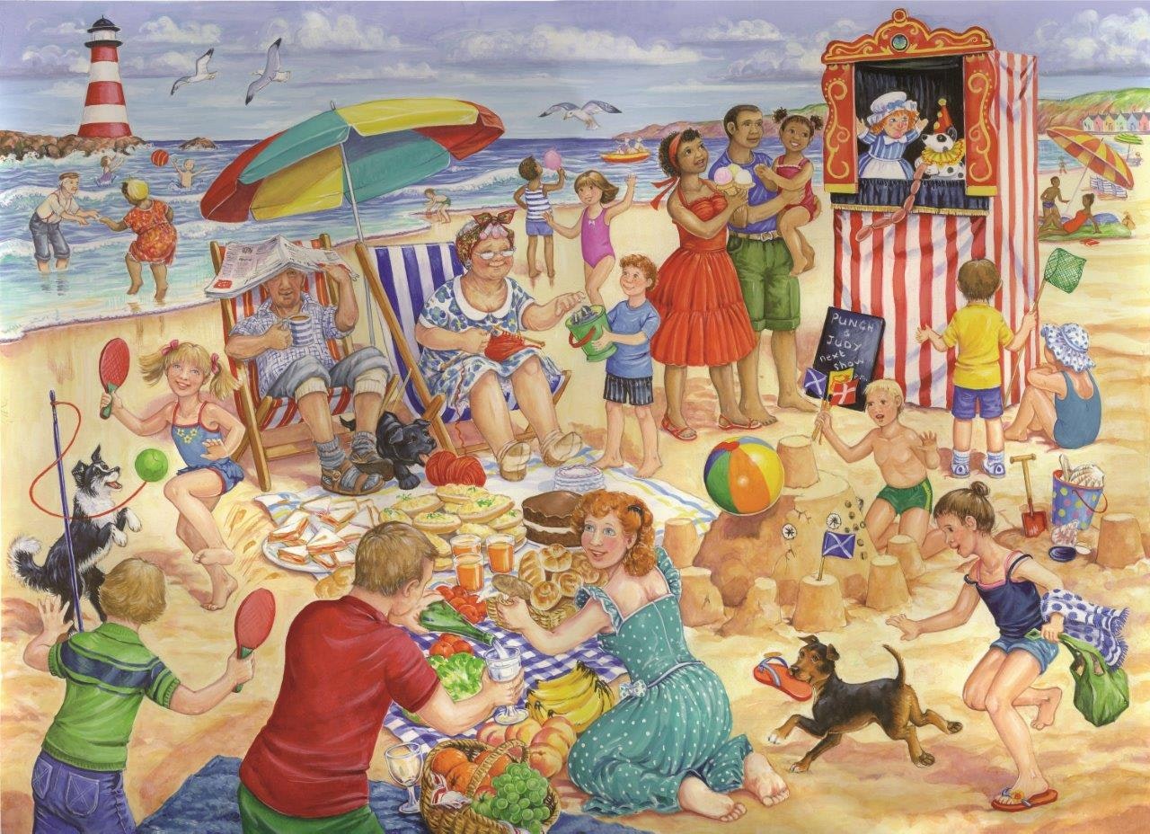 The House Of Puzzles Trip To The Seaside - Big 250 Piece Jigsaw Puzzle