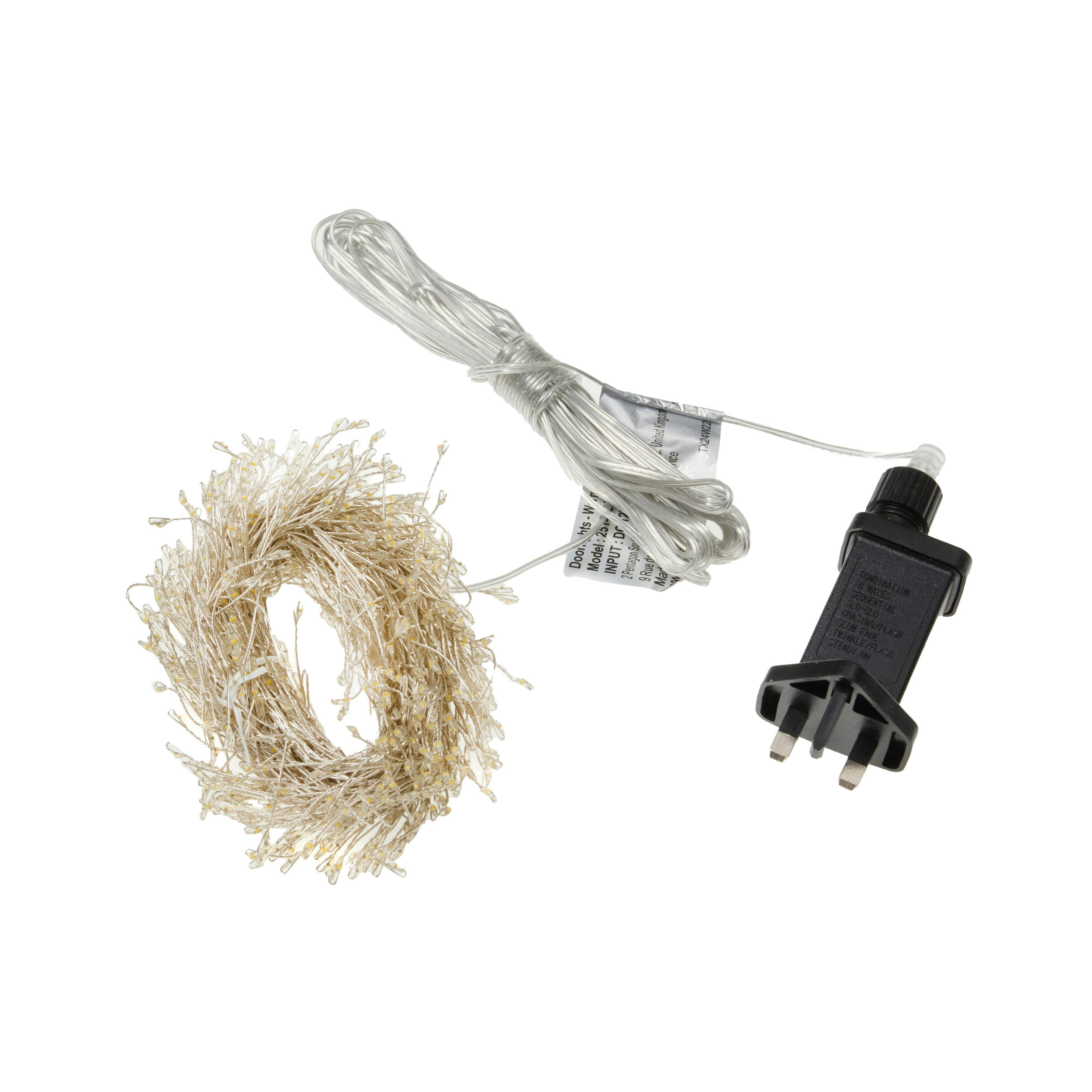 Rackhams White 880 Led Door Clusterlights Cool - One Size - Image 3