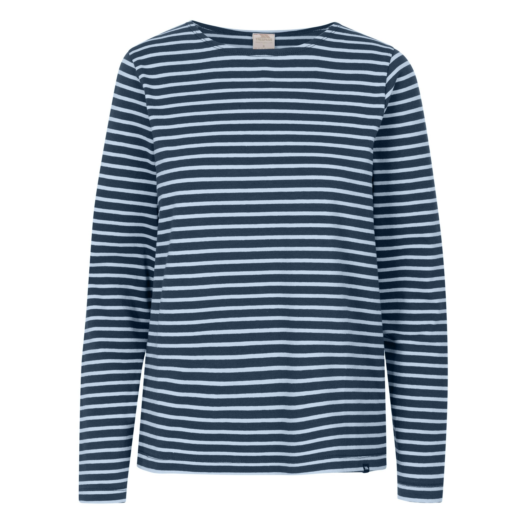 Trespass Women's Karen Yarn Dyed Stripe Shirt - Navy - Navy - Medium