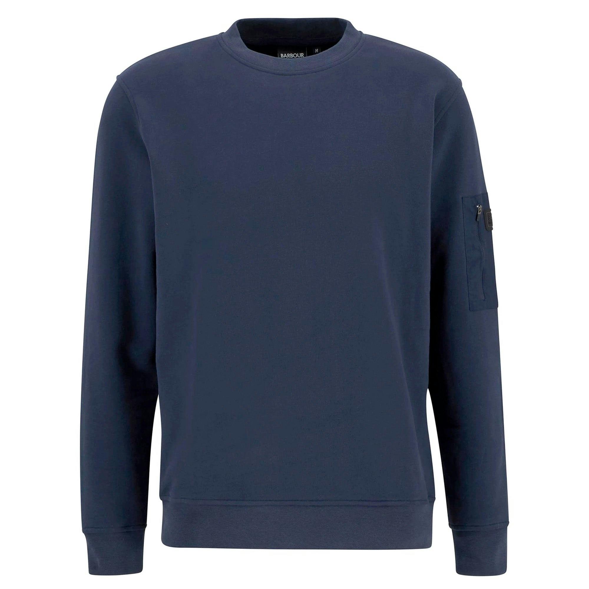 Barbour International Grip Sweatshirt - Navy - Small