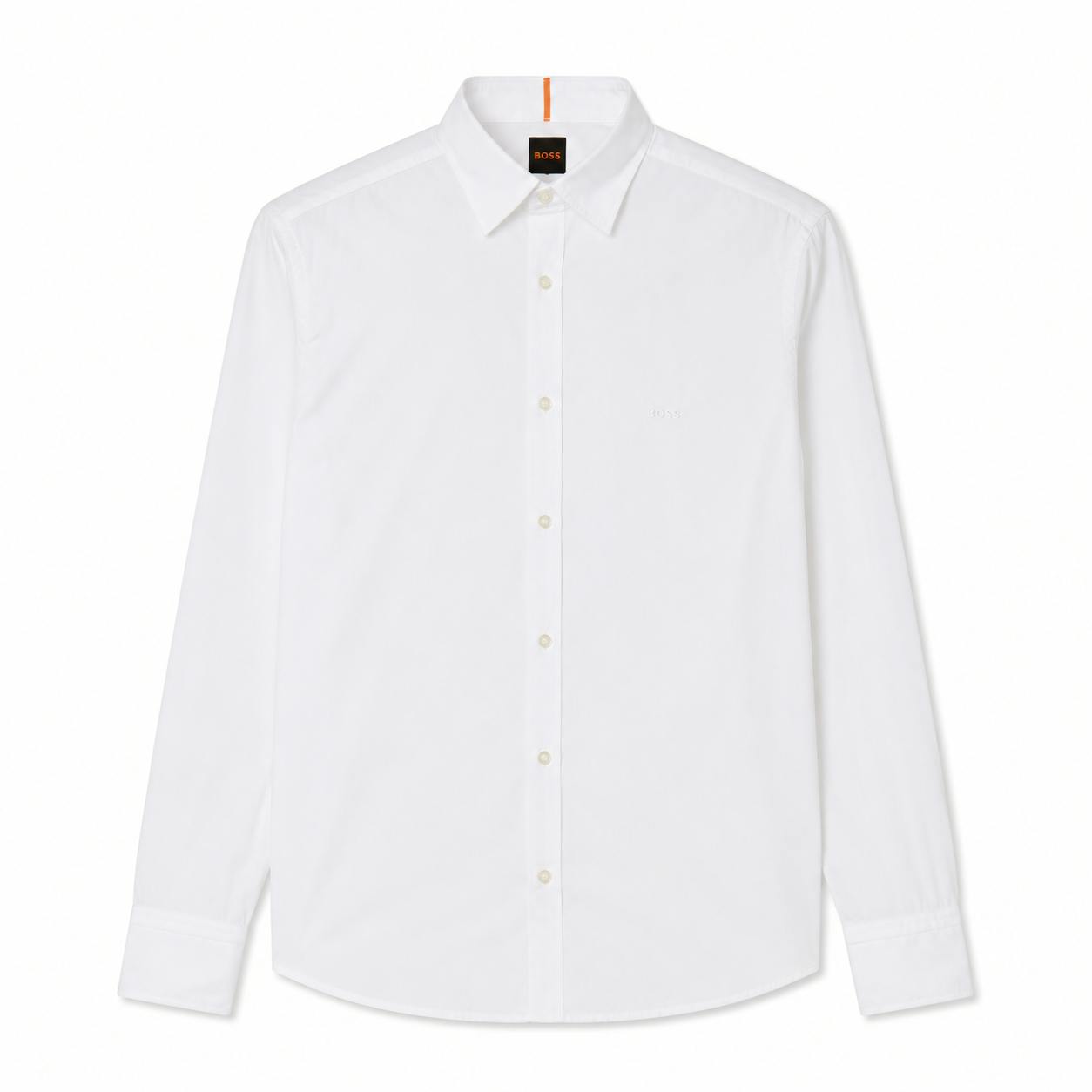 Boss White Relegant 6 L/S Shirt - Xl