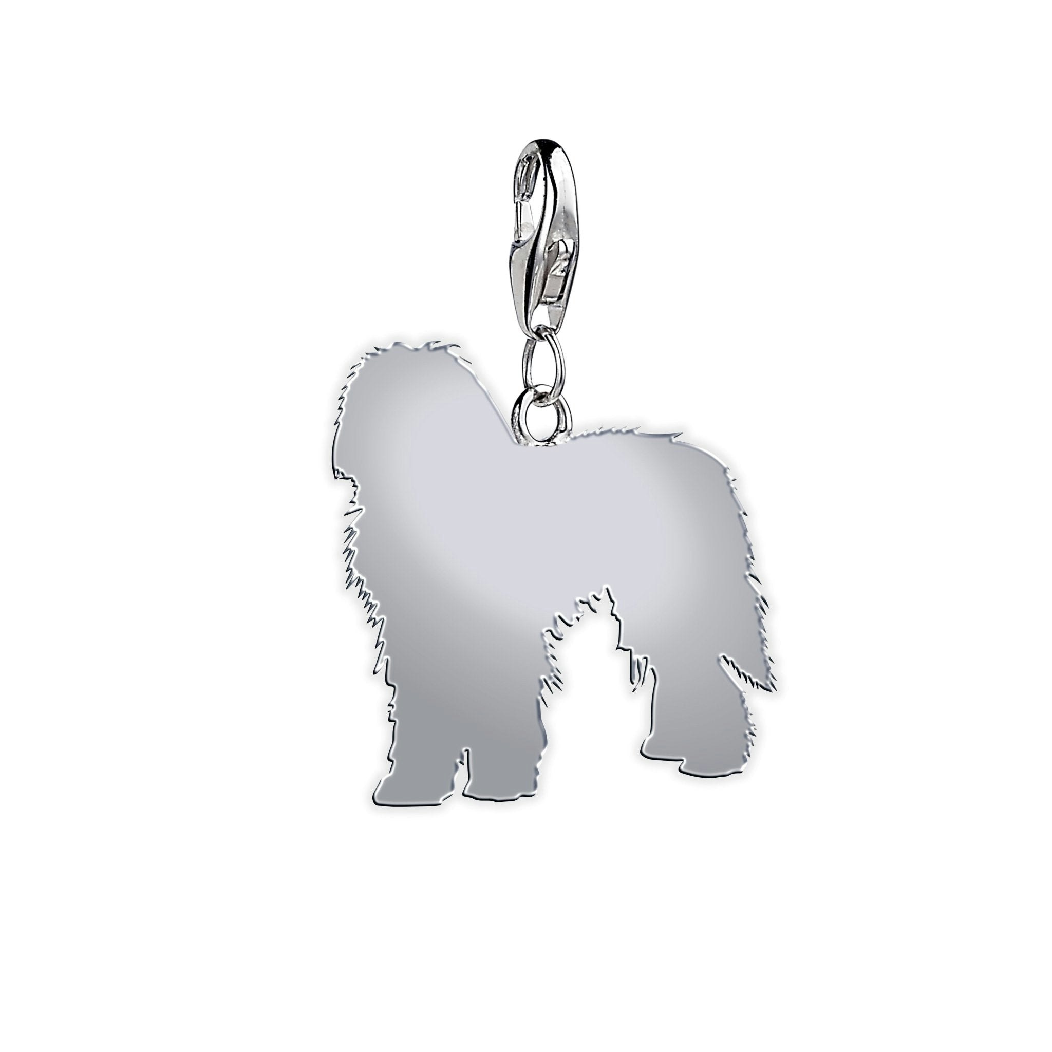 Mylee London Silver Bergamasco Silhouette Charm - Yes - Clip On Charm