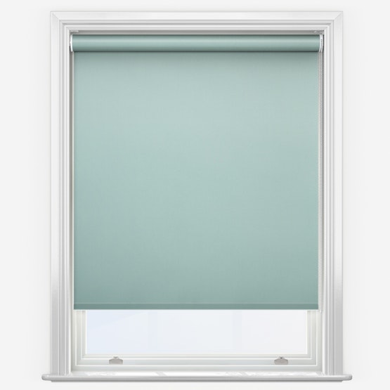 Newedgeblinds Blue Duck Egg Trimmable Thermal Blackout Roller Blinds - 60Cm