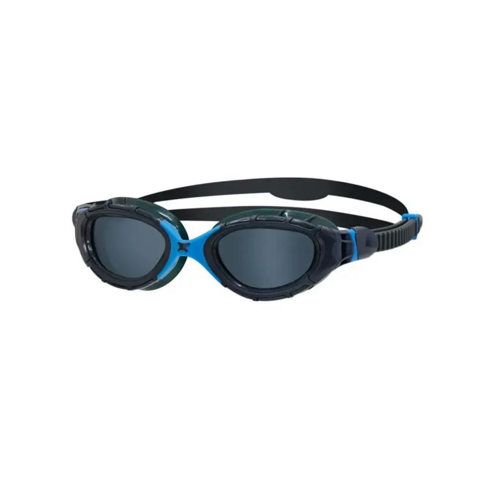 Zoggs Black/Blue Predator Flex 2.0 Adult Swim Goggle - /Smoke Lens