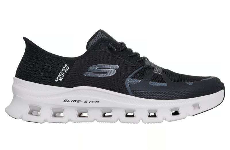 Skechers Men's Black Glide-Step Pro Slip Ins Trainers Shoes 232930 - Uk 7 Eu 41