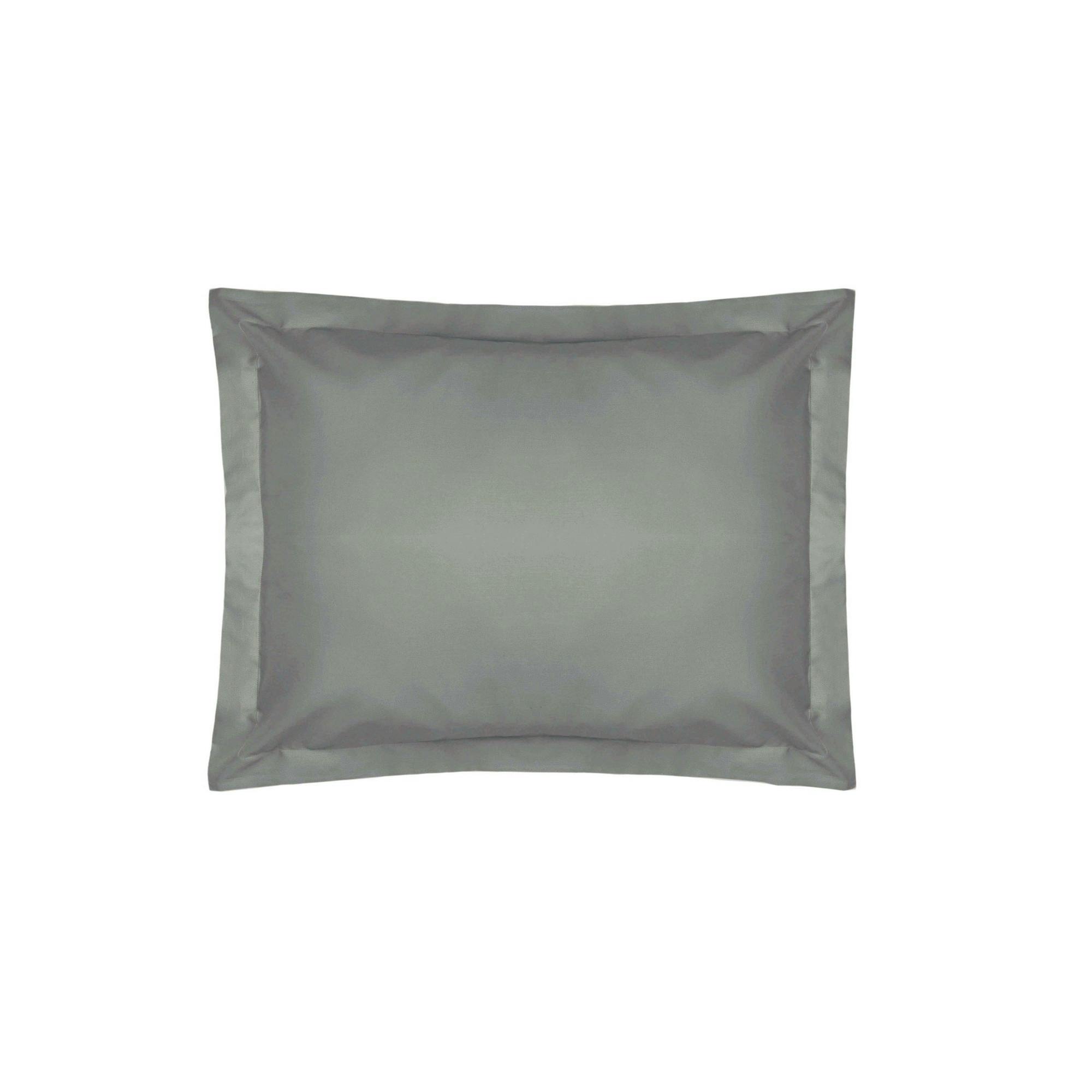 Rackhams 200 Thread Count Egyptian Cotton Oxford Pillowcase - Slate - One Size - Slate - 100% Egyptian Cotton