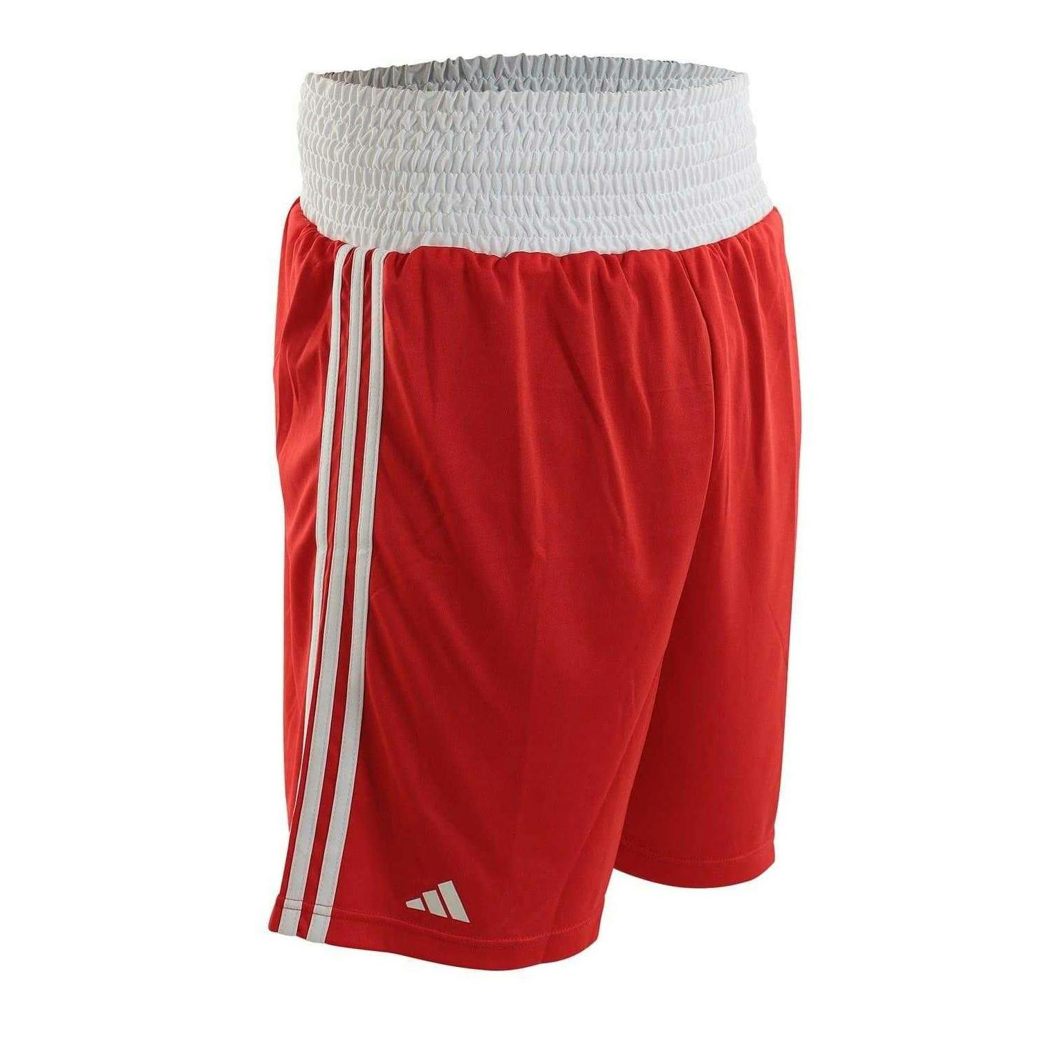 Adidas Men's Red Climalite Boxing Shorts - M S - 100% Mixed