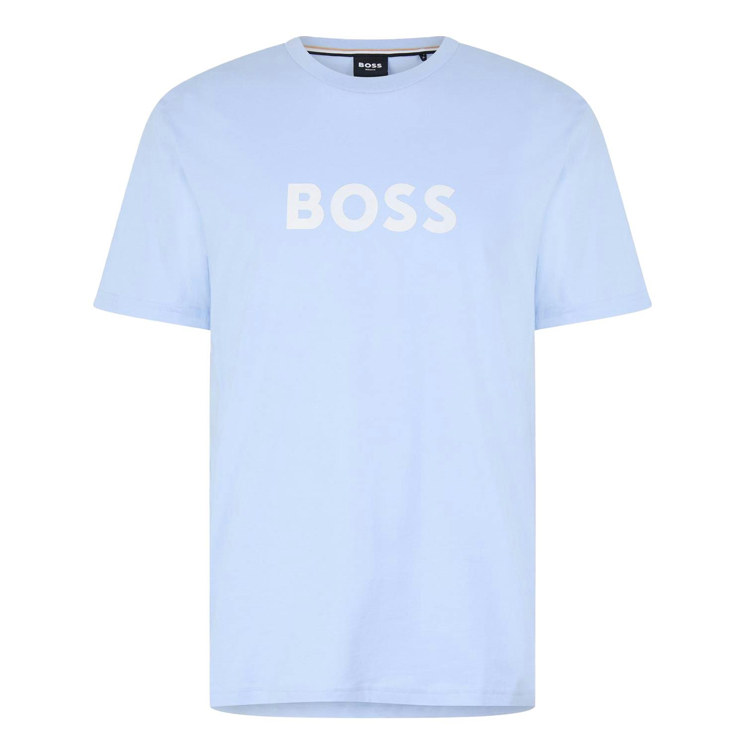 Boss Men's Light/Blue Hbw Logo T-Shirt - Xl - 100% Mixed