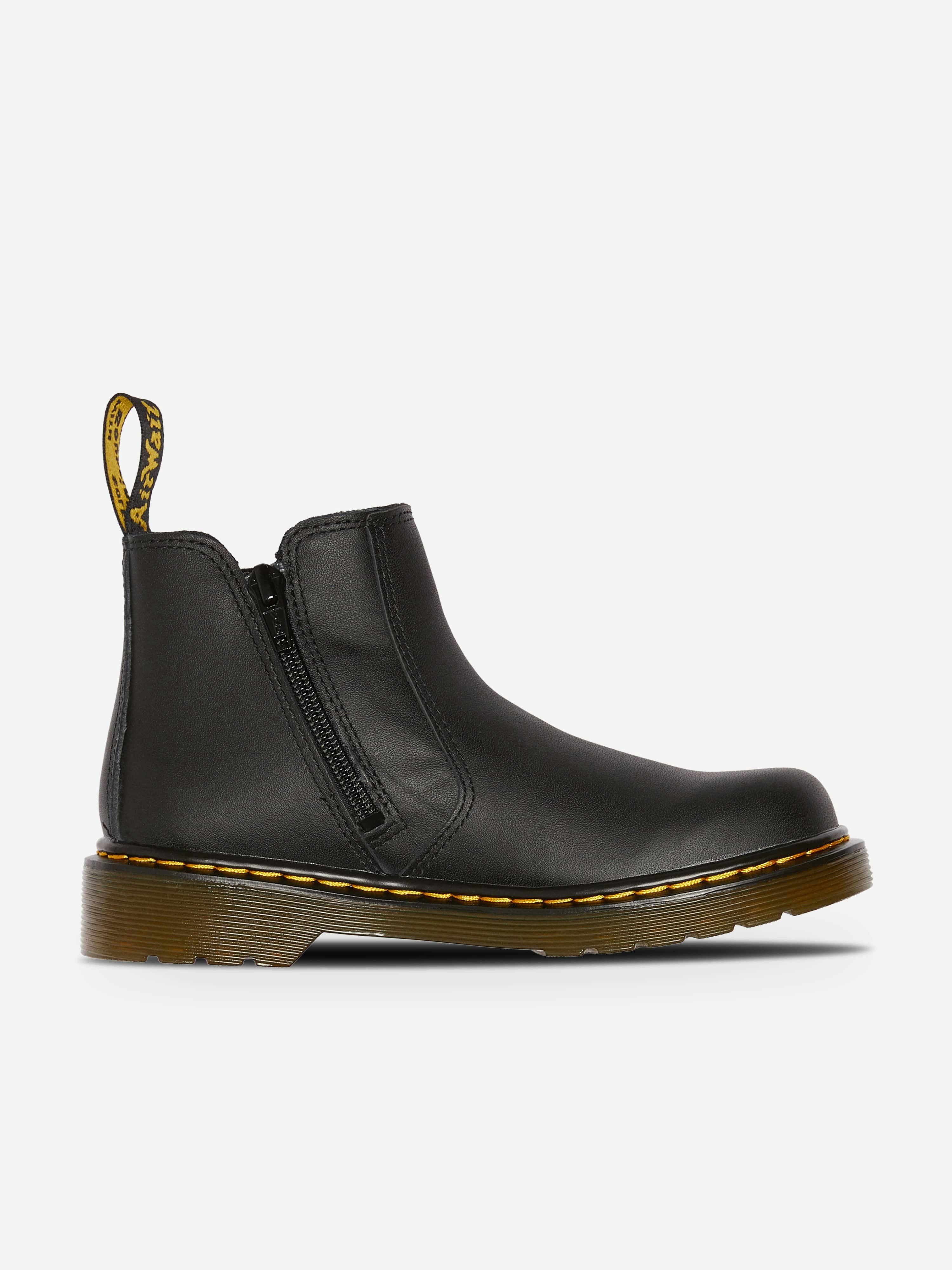 Dr Martens Unisex Kids Black Kids 2976 Softy T Leather Chelsea Boots In - Eu 38.5 Uk 5.5