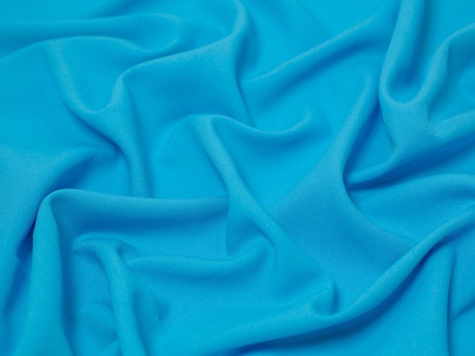 Minerva Core Range Turquoise Minerva Polyester Suiting Fabric - Plain Design Dressmaking Fabric, 145 Cm / 58" Wide - Per Metre