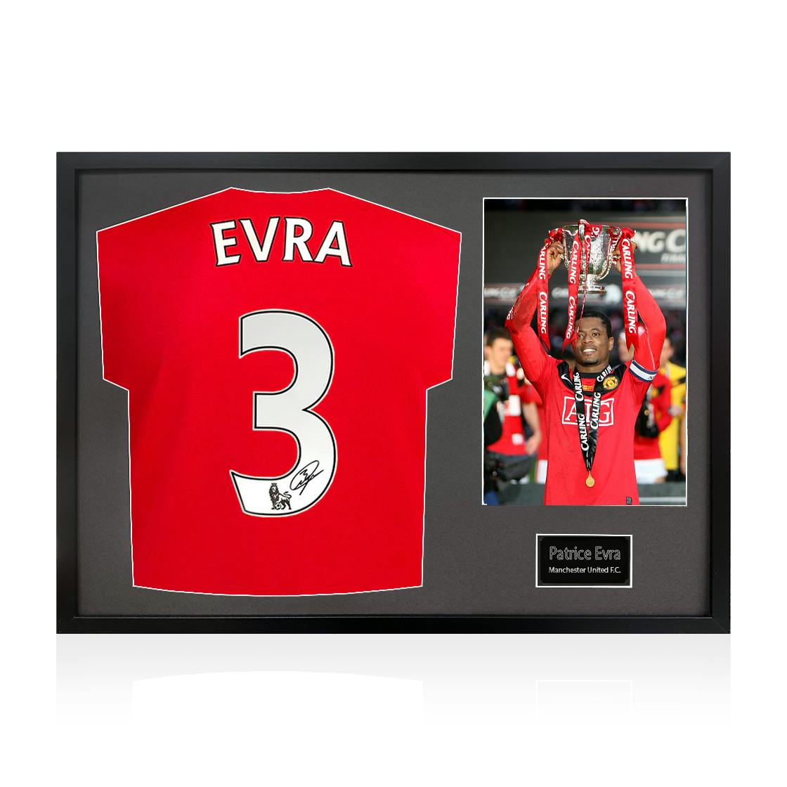 The Fan Cave Patrice Evra Signed Manchester United Premium Frame - Image 4