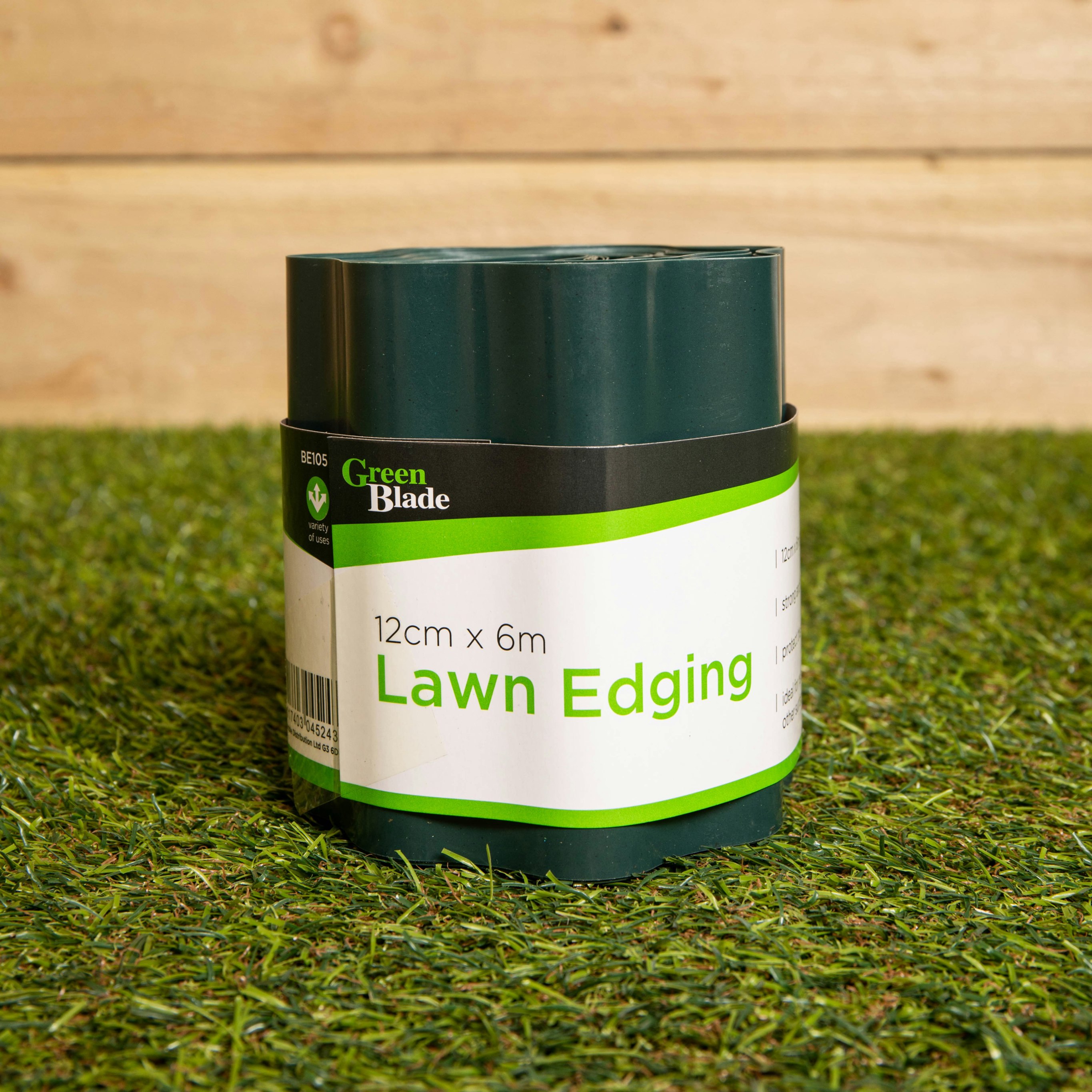 Rackhams Green 12Cm X 6M Plastic Corrugated Lawn Garden Edging Border In