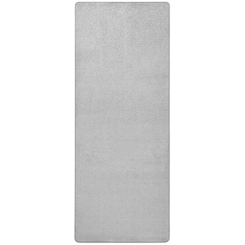 Hanse Home Grey Modern Plain Rug – Soft Short Pile - 80X300 Cm