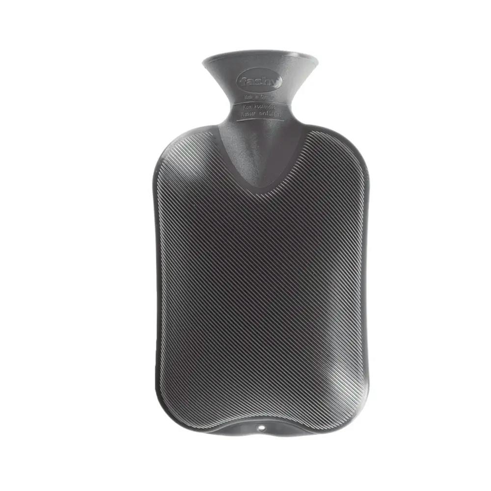 Fashy Grey 2 Litre Double Ribbed Hot Water Bottle