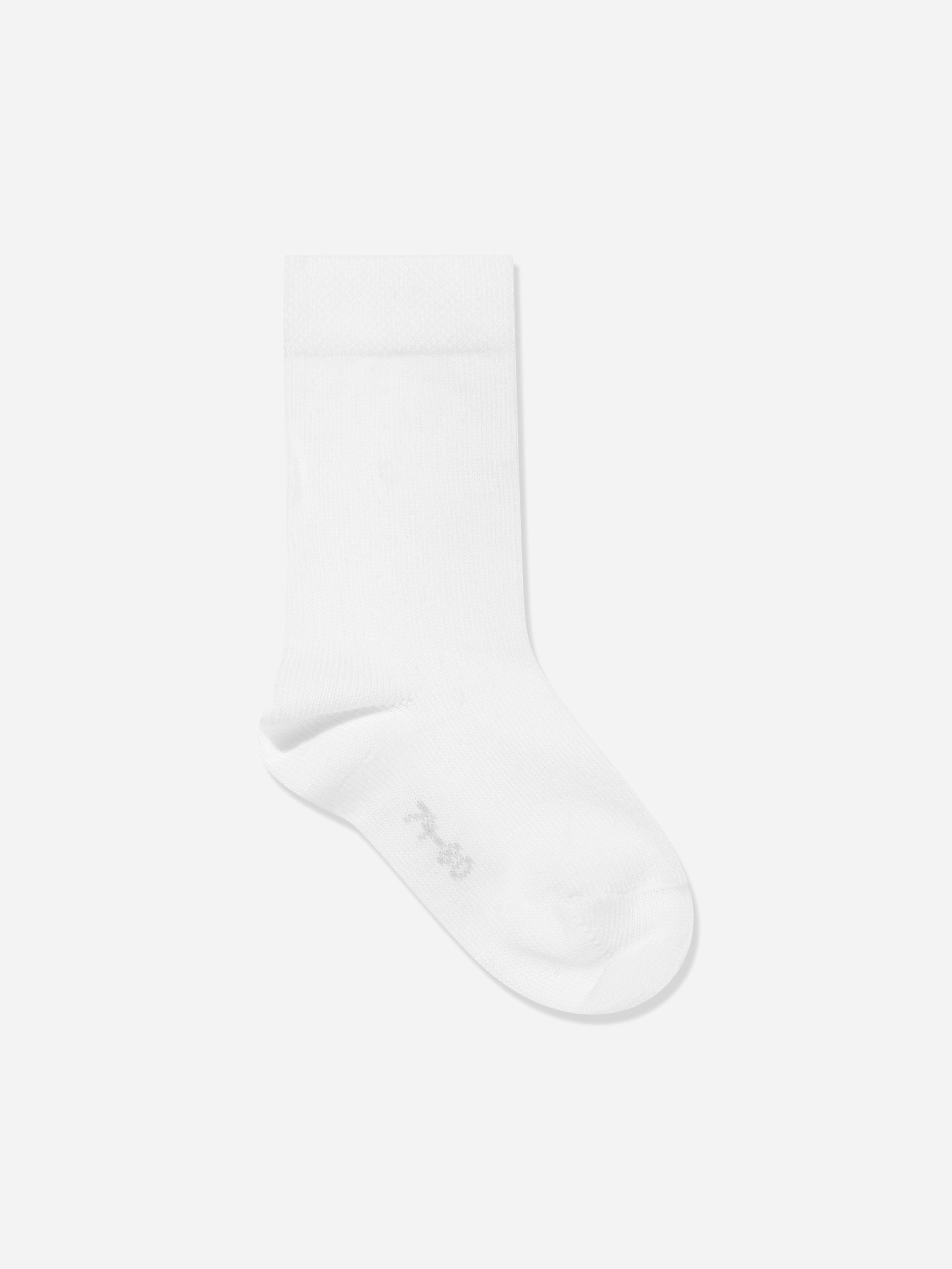 Falke White Baby Sensitive Socks In - 0 - 1 Mth