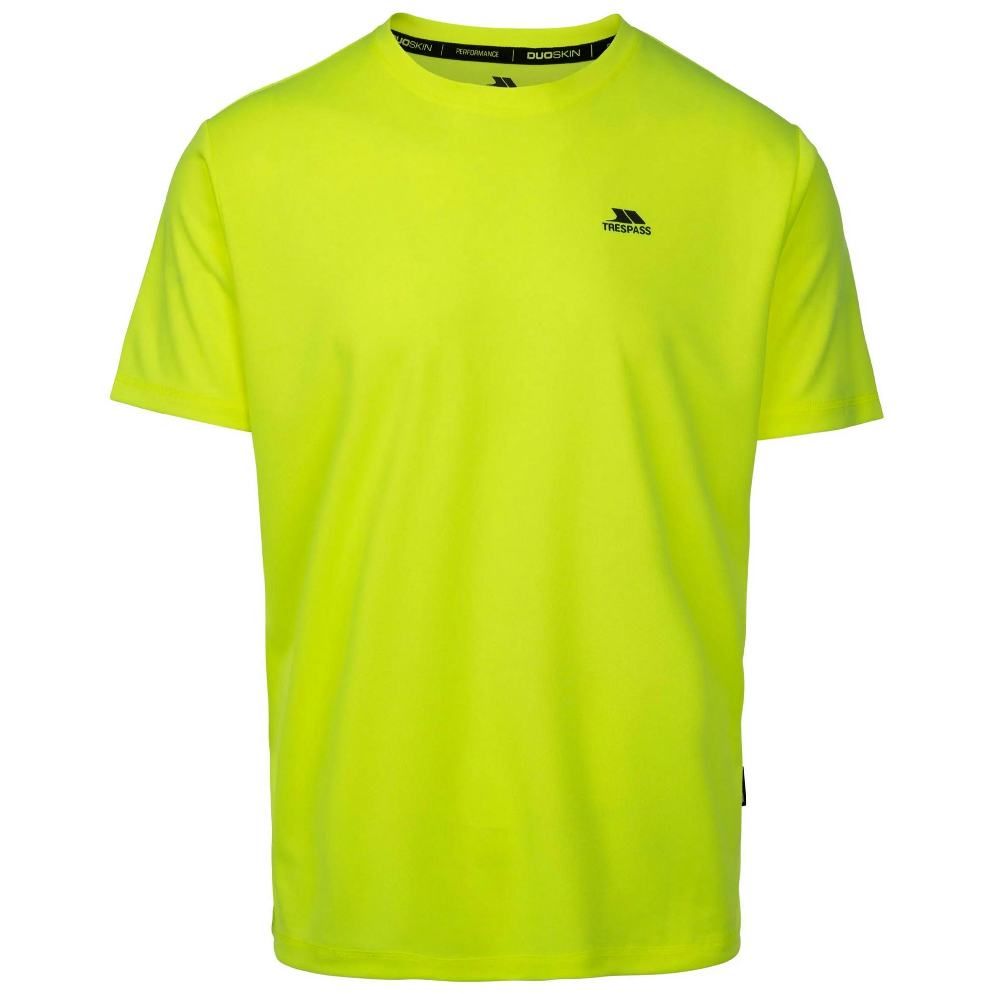 Trespass Men's Yellow Landford Active Top - Hi Vis - Xxl - Hi Vis - 100% Polyester
