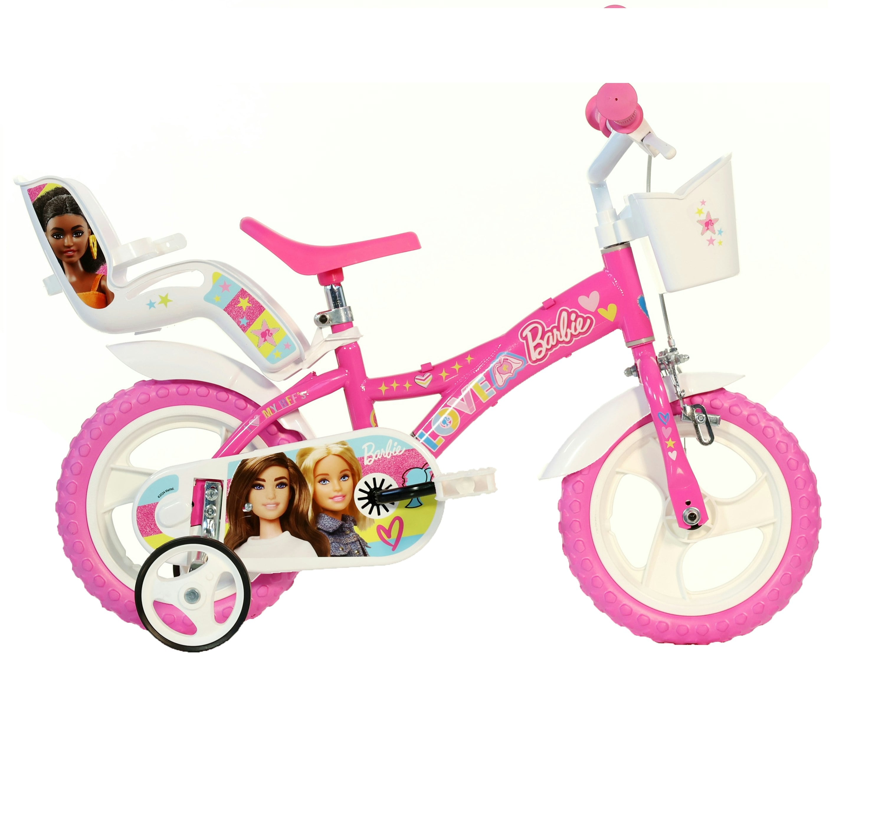Dino Bikes Unisex Pink Barbie 12" Bicycle In Size 12 - Image 4