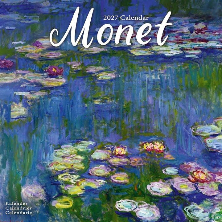 Monet Calendar 2027, Wall Calendars, Month To View, Art, Gift - Image 6