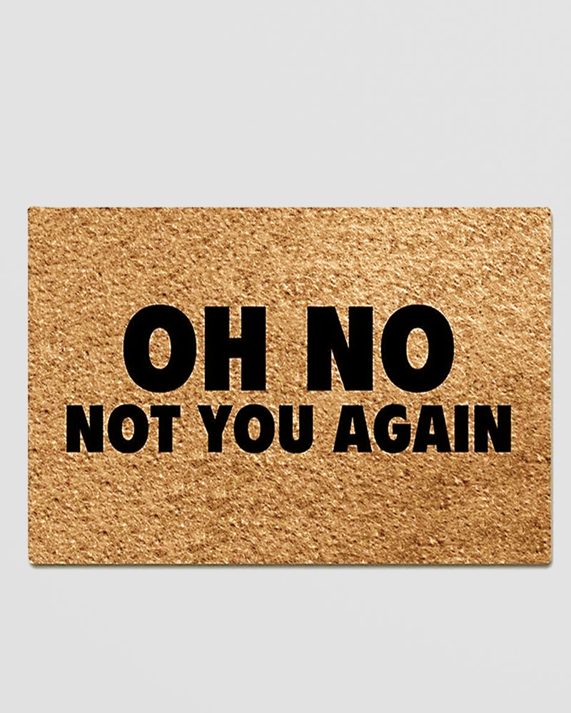 Artsy Doormats Light Not You Again Doormat