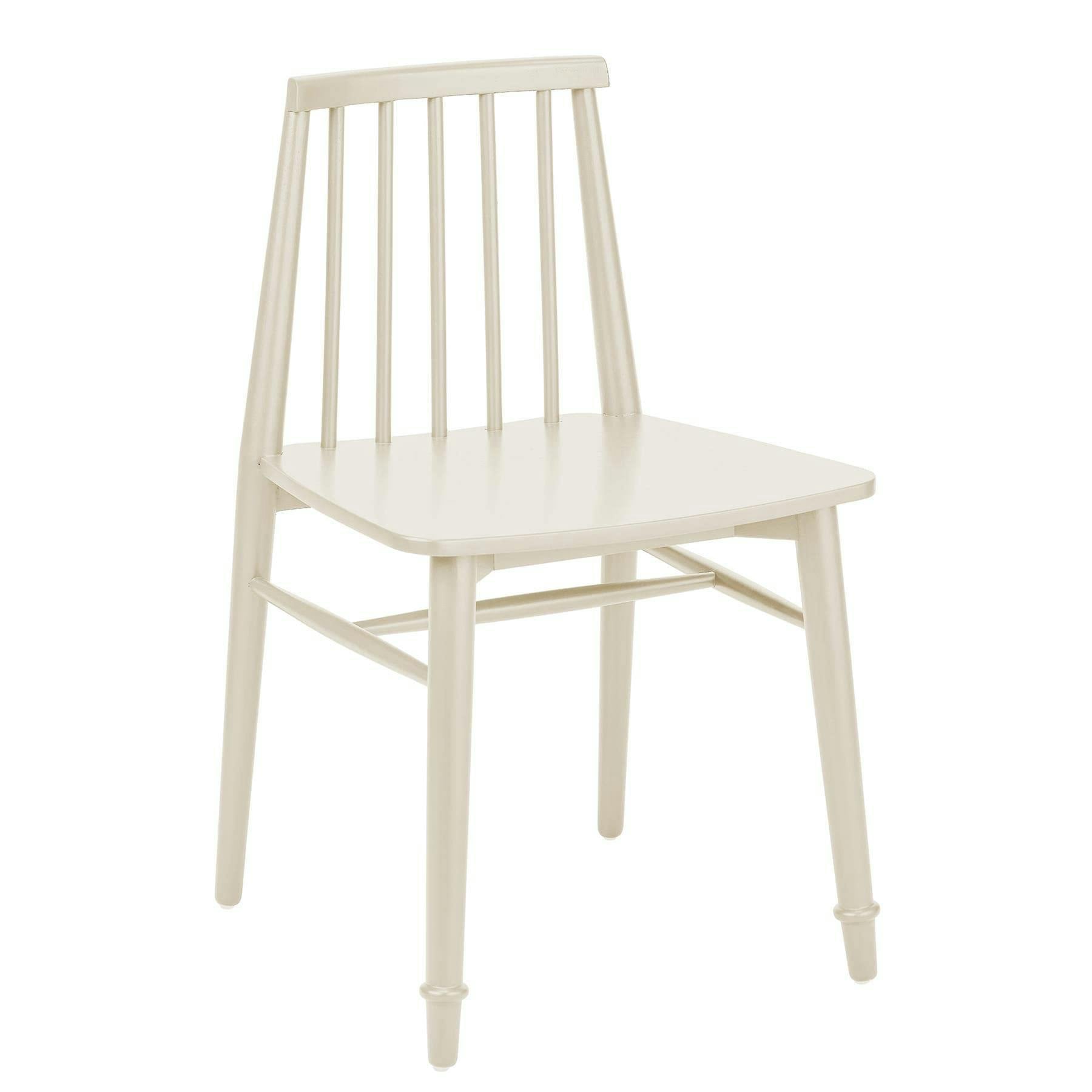 Statement Furniture Cream Queensbury Wooden Dining Chair With Slatted Back - Cotswold