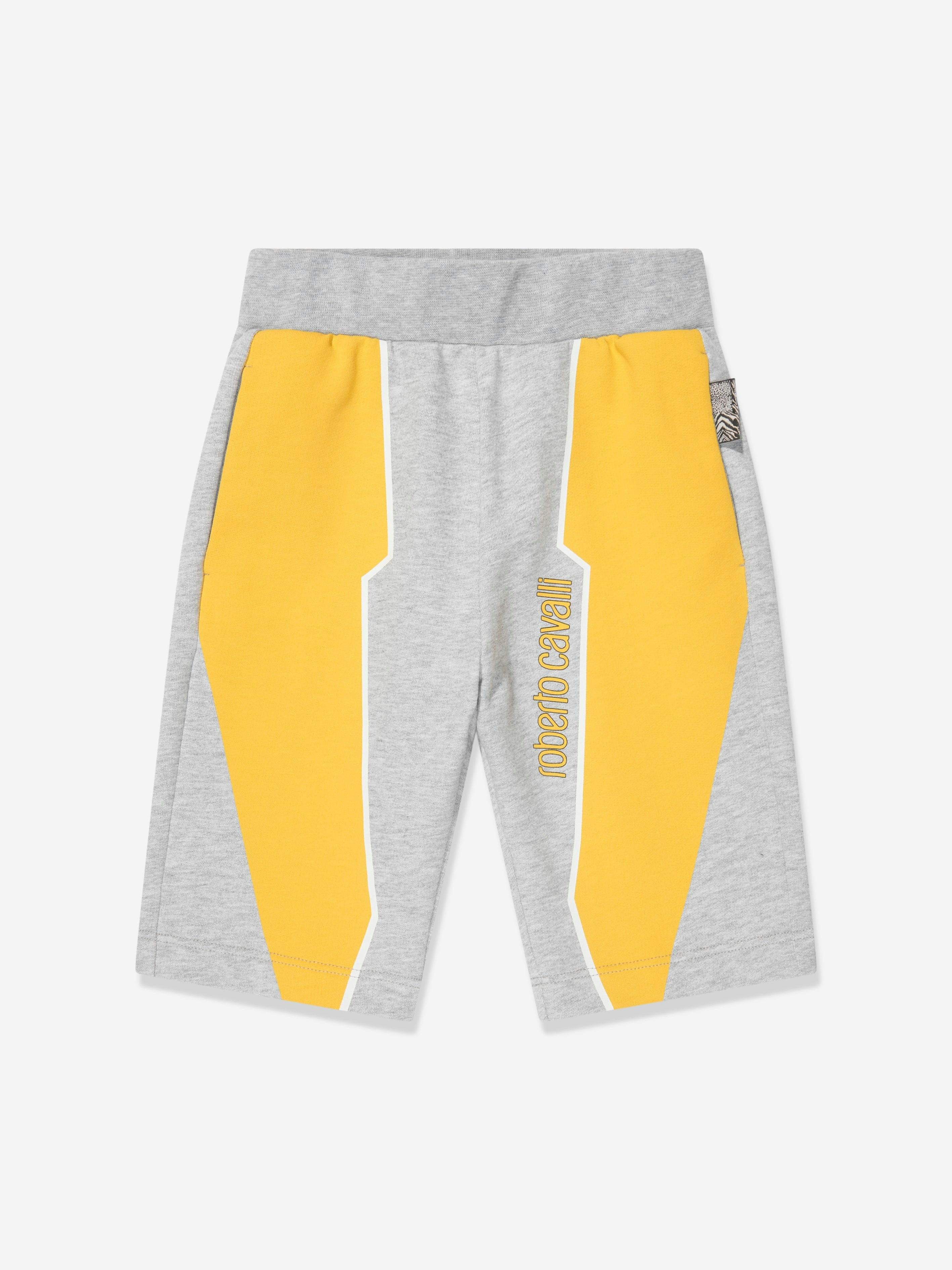 Roberto Cavalli Boys Grey Logo Shorts In - 10 Yrs