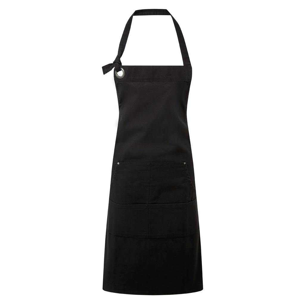 Premier Calibre Heavy Canvas Pocket Apron - Black - Image 4