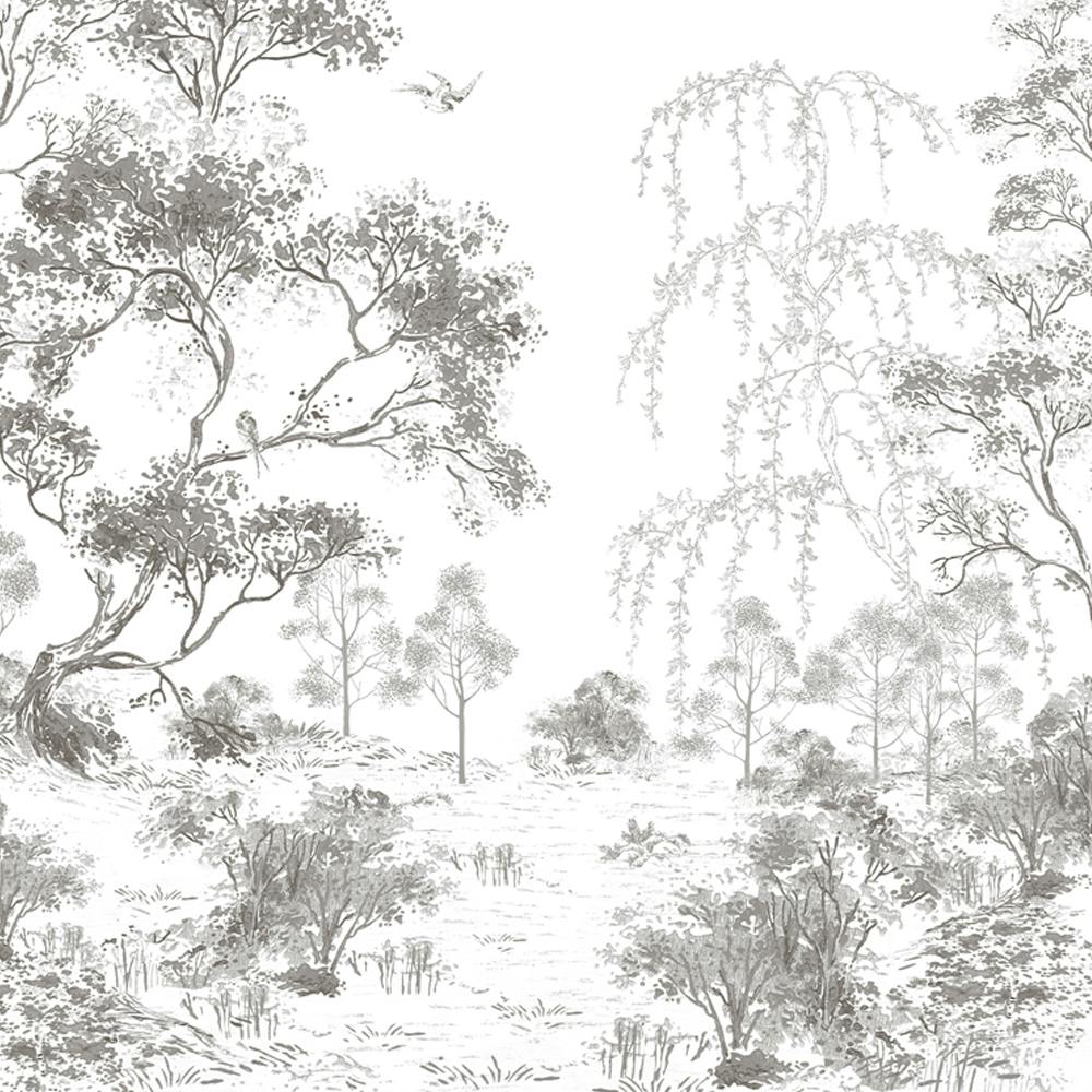 Rackhams Black Talbenny Fixed Width Wall Mural |