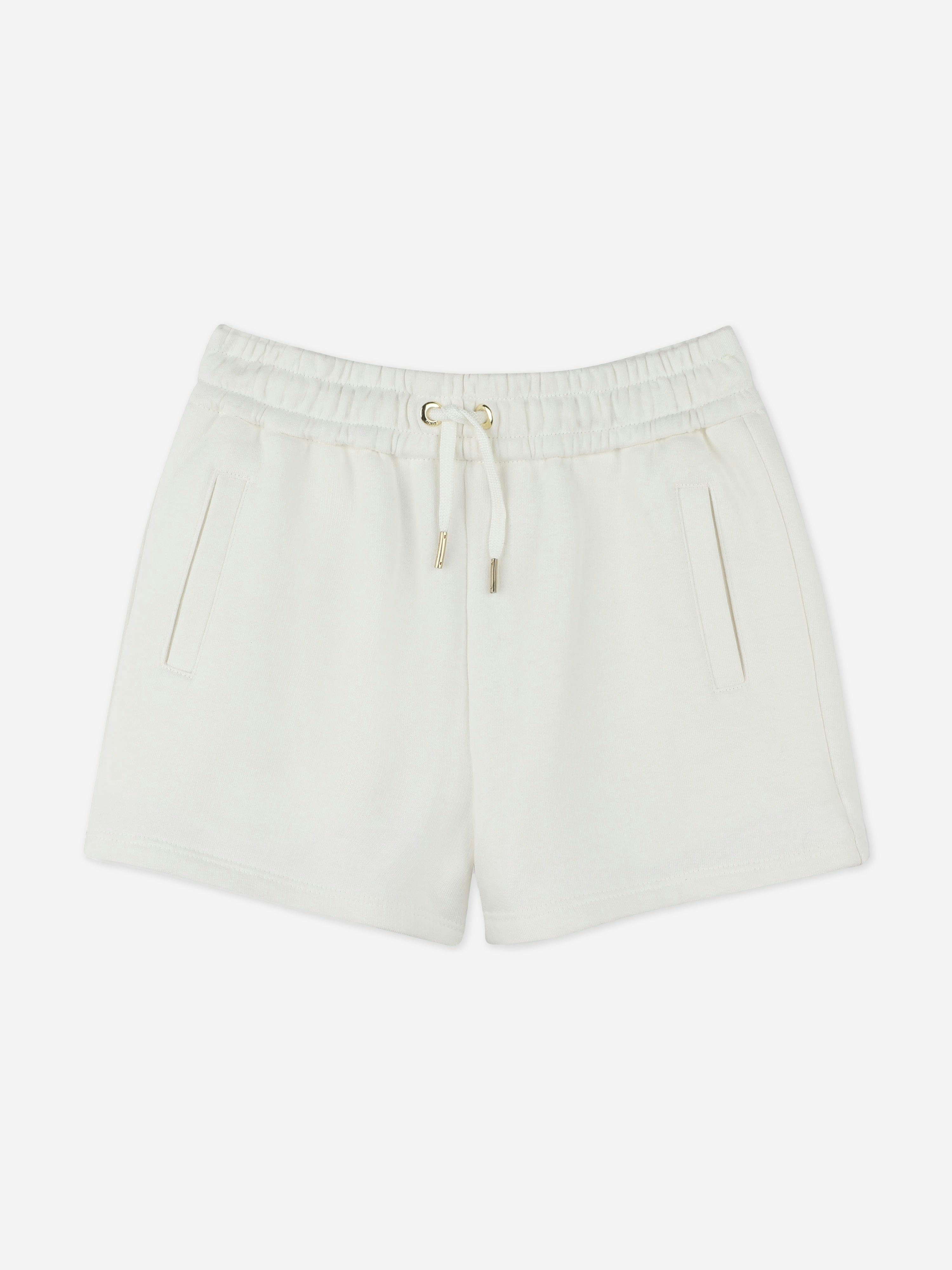 Chloé Girls Ivory French Terry Shorts In - 5 Yrs