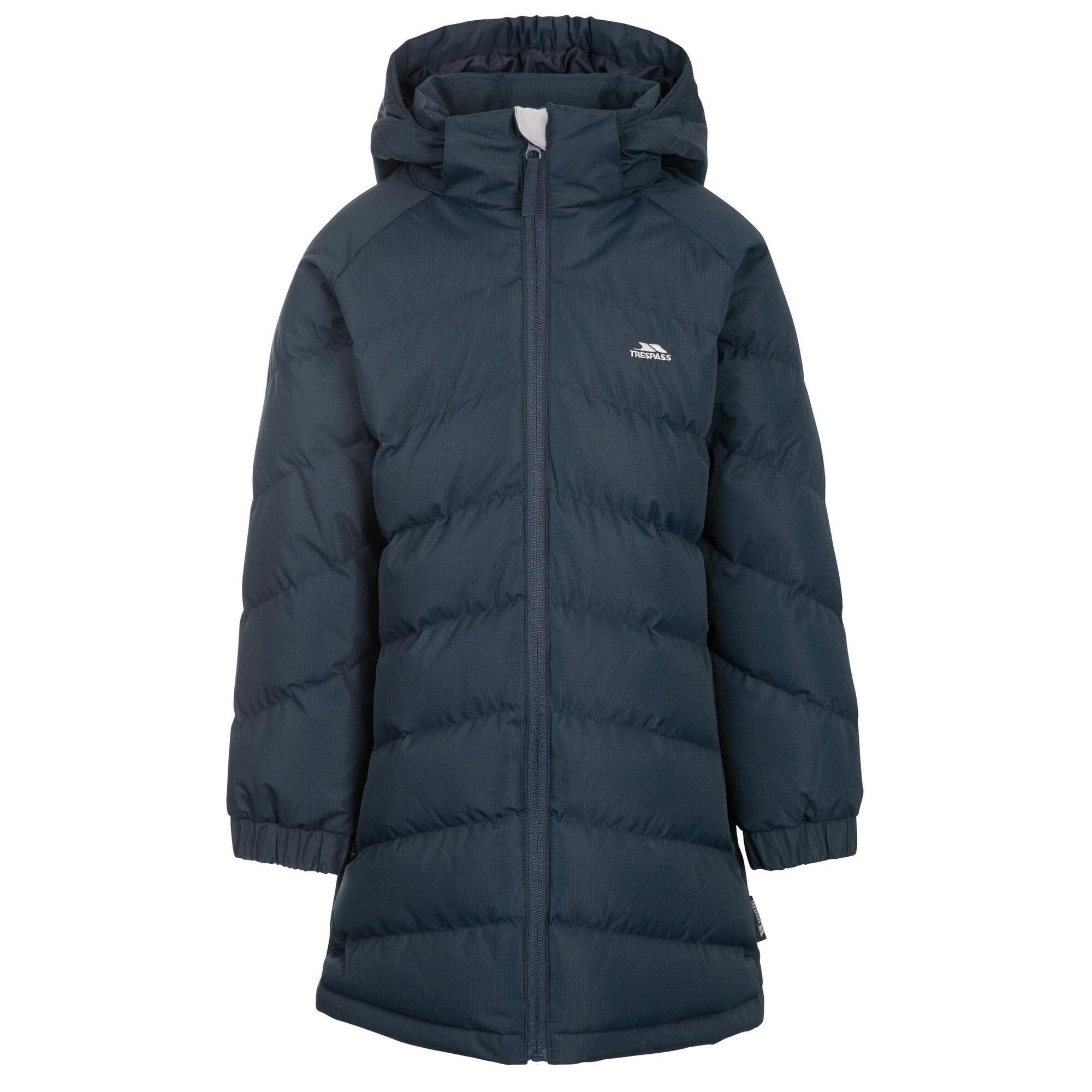 Trespass Girls Faymont Padded Jacket (Navy) - Size 3-4Y - Image 2