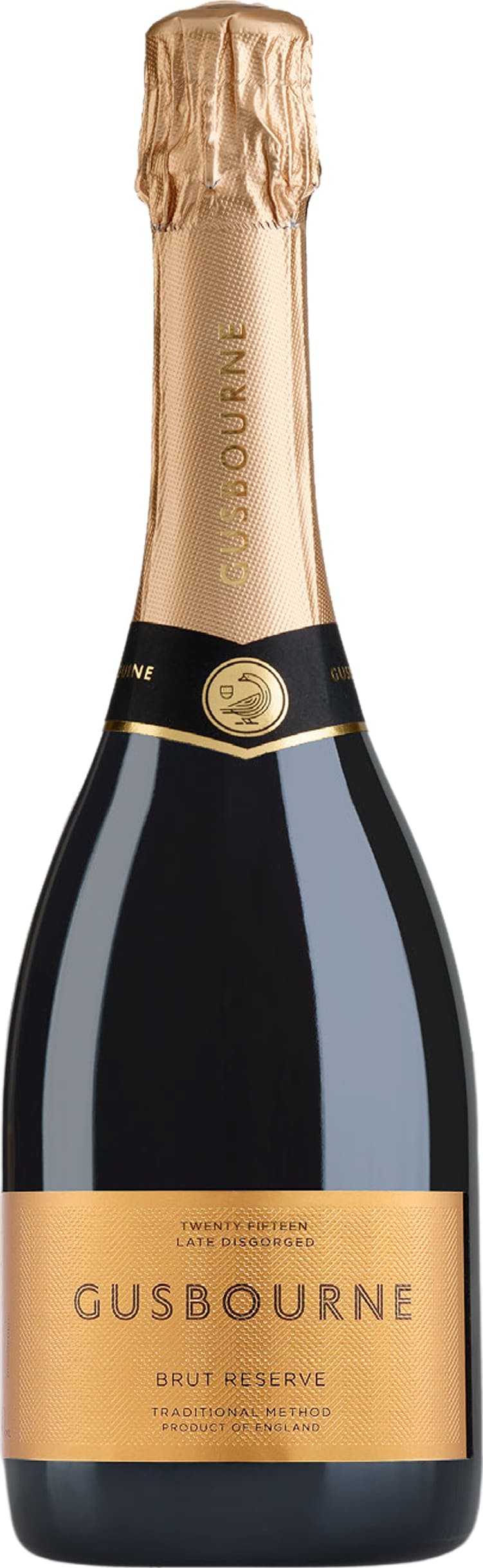 Various Wine White/Peach/Green Gusbourne Brut Reserve Late Disgorged 2015 75Cl - Pack Of 6