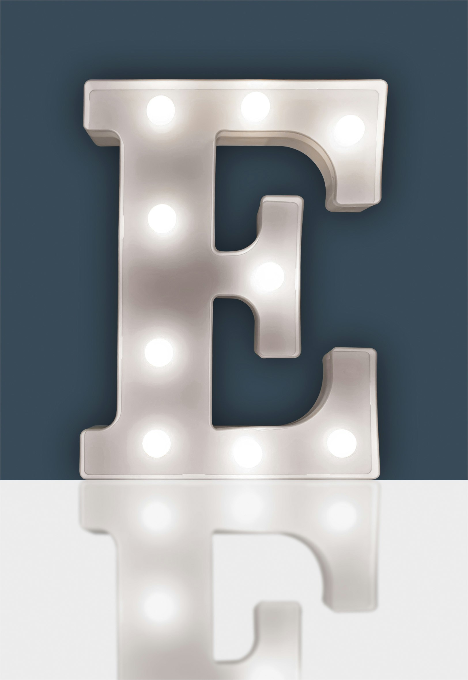 St Helens Light Battery Operated 3D Led Letter E